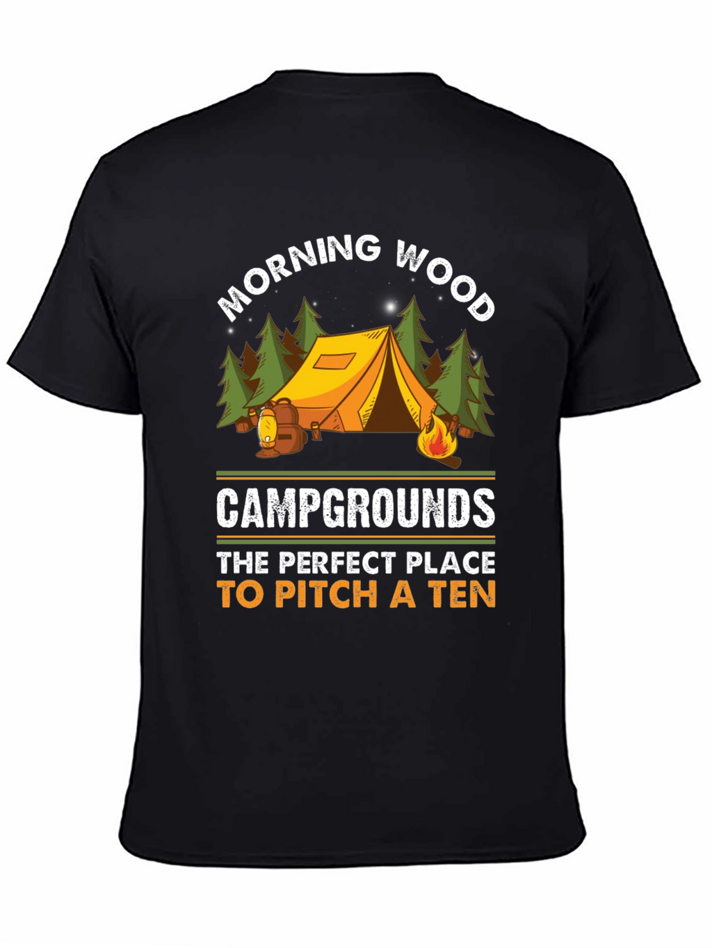 Morning Wood Camping Graphic Tee