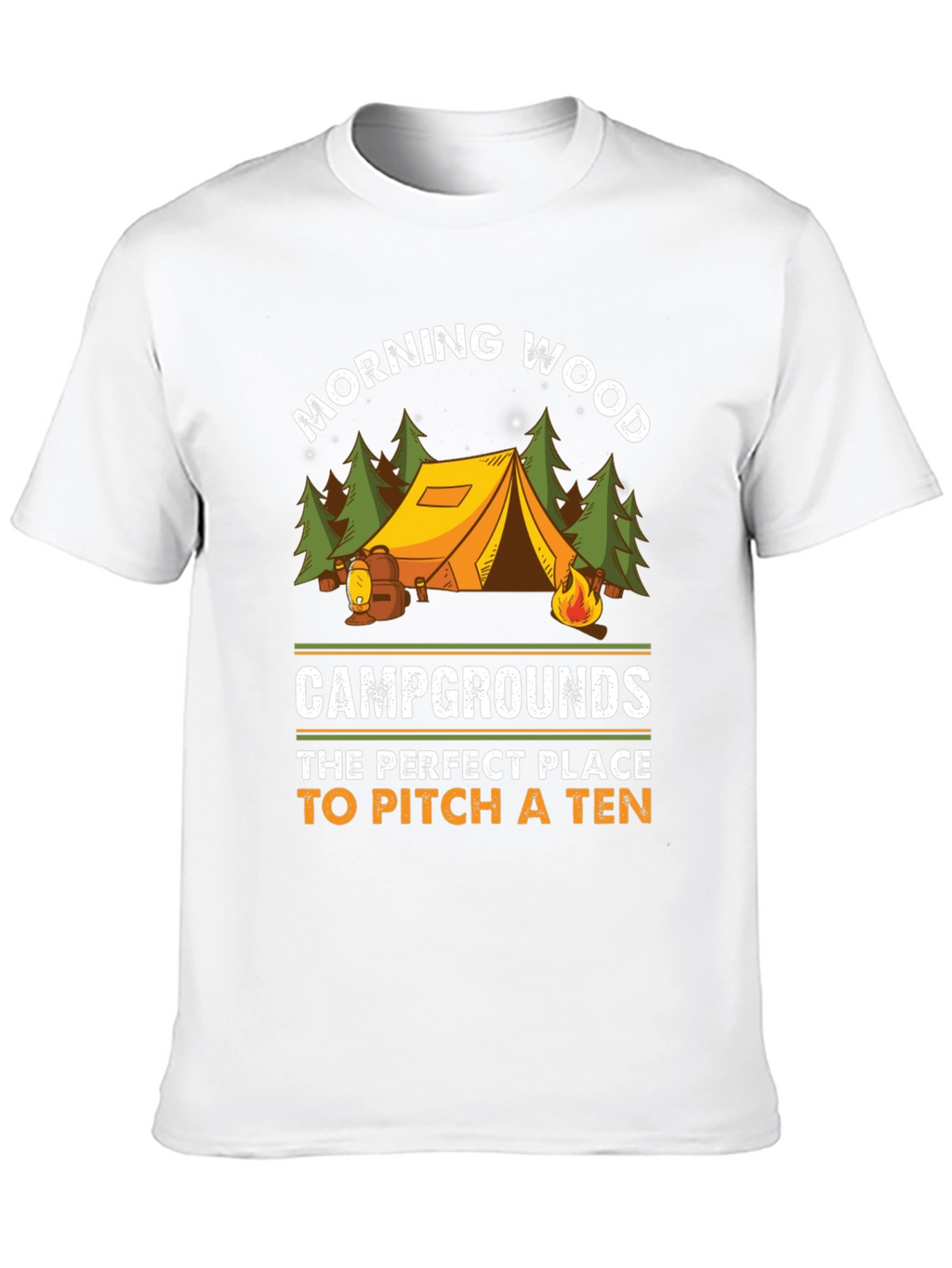 Morning Wood Camping Graphic Tee