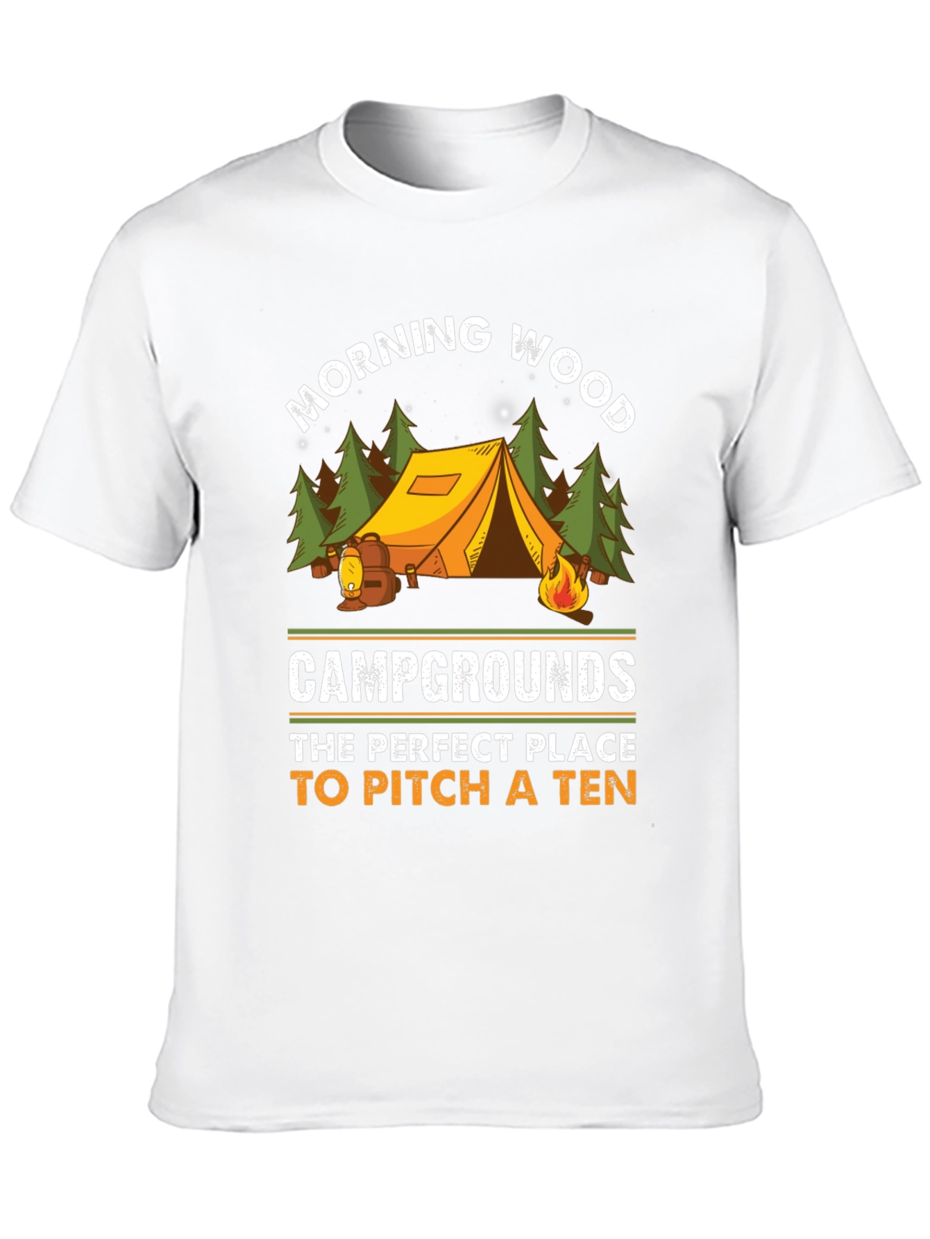 Morning Wood Camping Graphic Tee