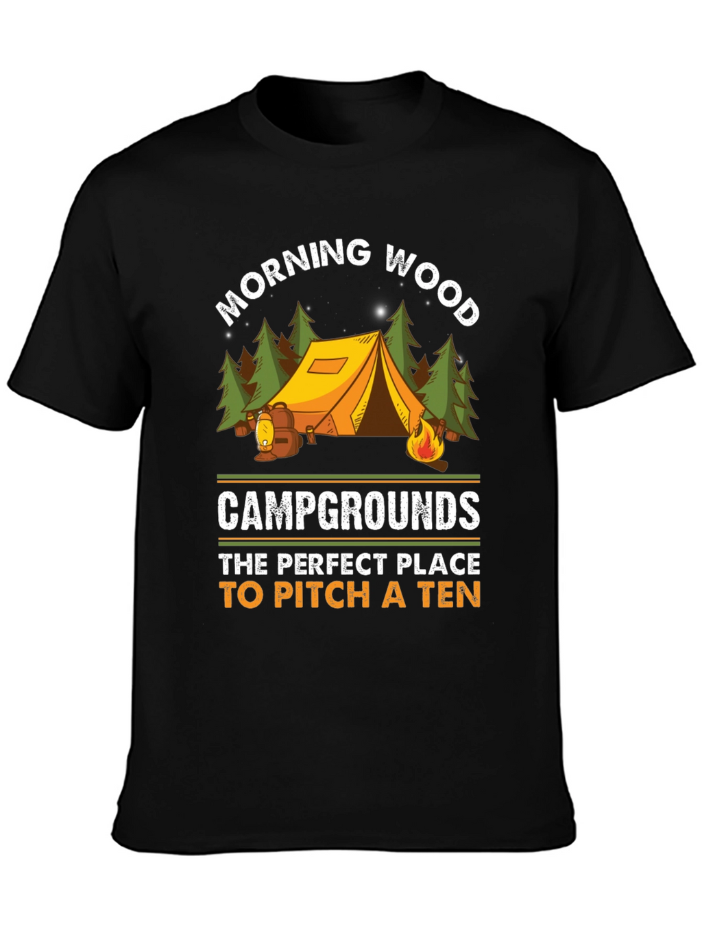 Morning Wood Camping Graphic Tee