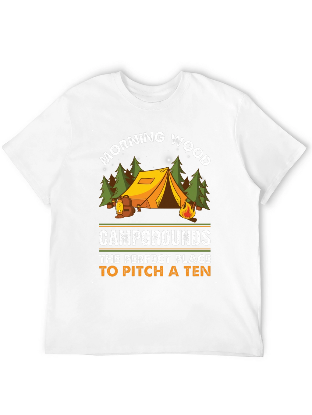 Morning Wood Camping Graphic Tee