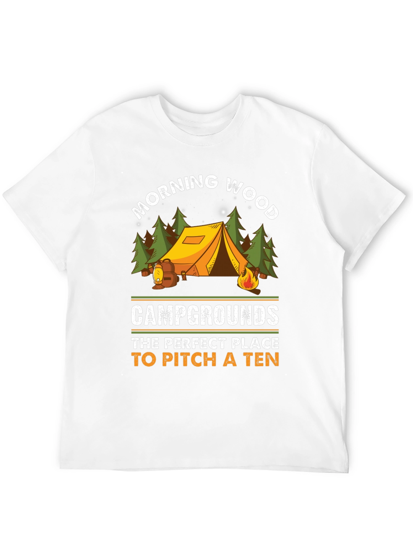 Morning Wood Camping Graphic Tee