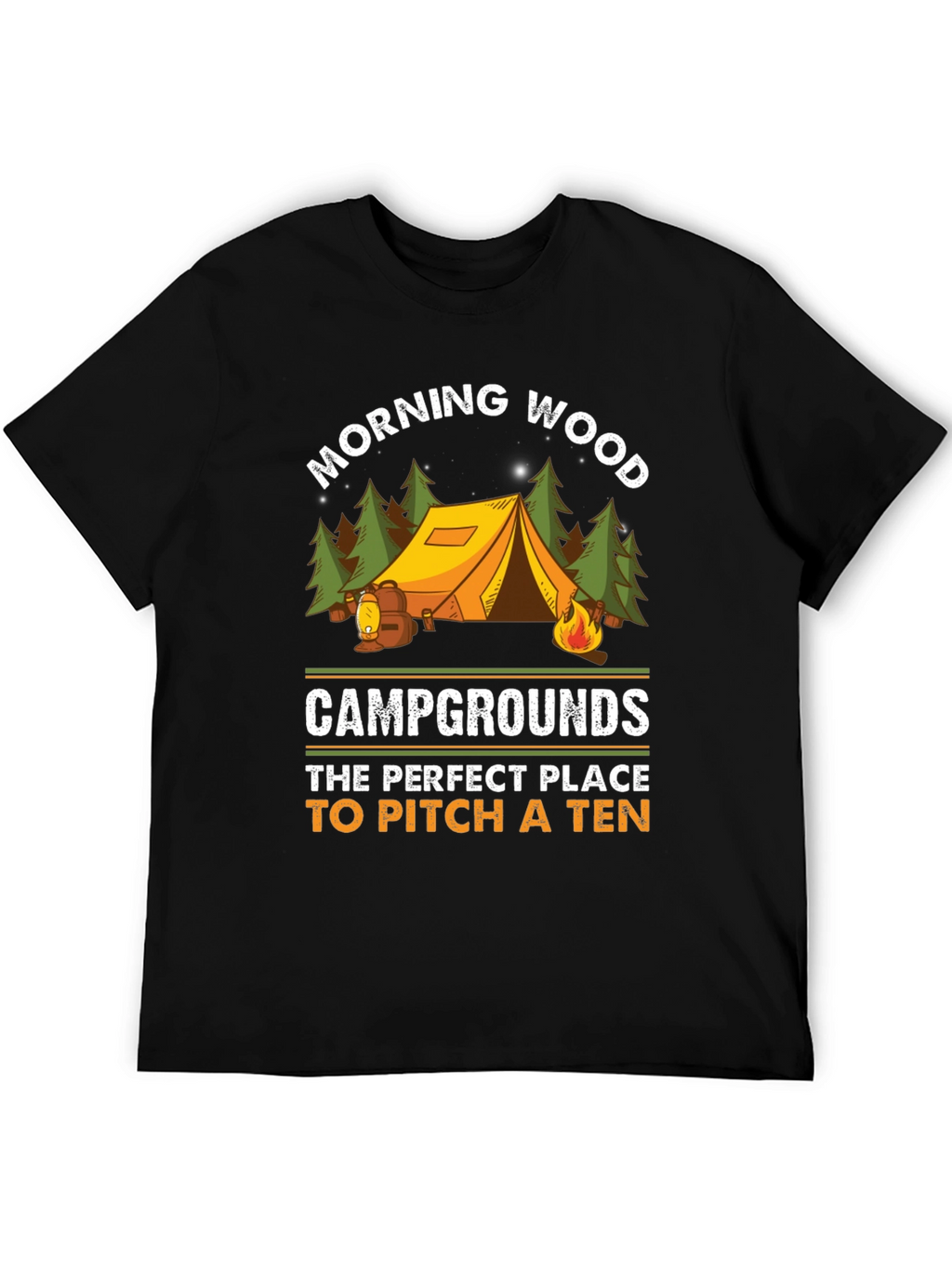 Morning Wood Camping Graphic Tee