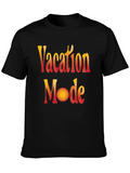 Vacation Mode Graphic Tee - Black