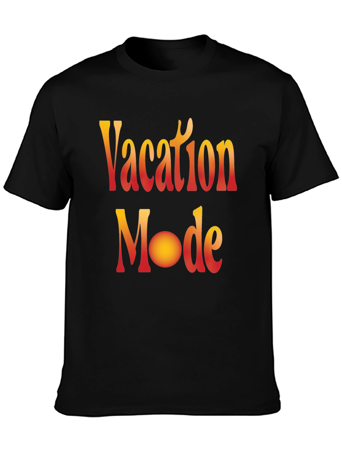 Vacation Mode Graphic Tee - Black