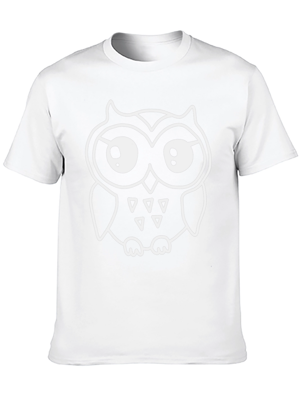 Cool Owl Graphic Tee - Black Cotton Shirt