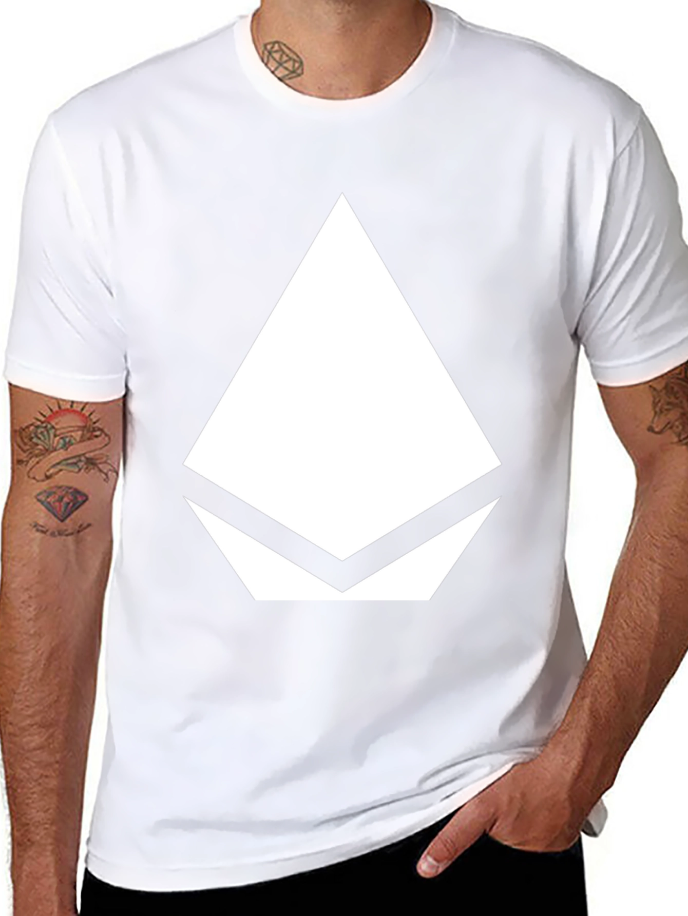 Ethereum Logo T-Shirt - Crypto Fan Tee