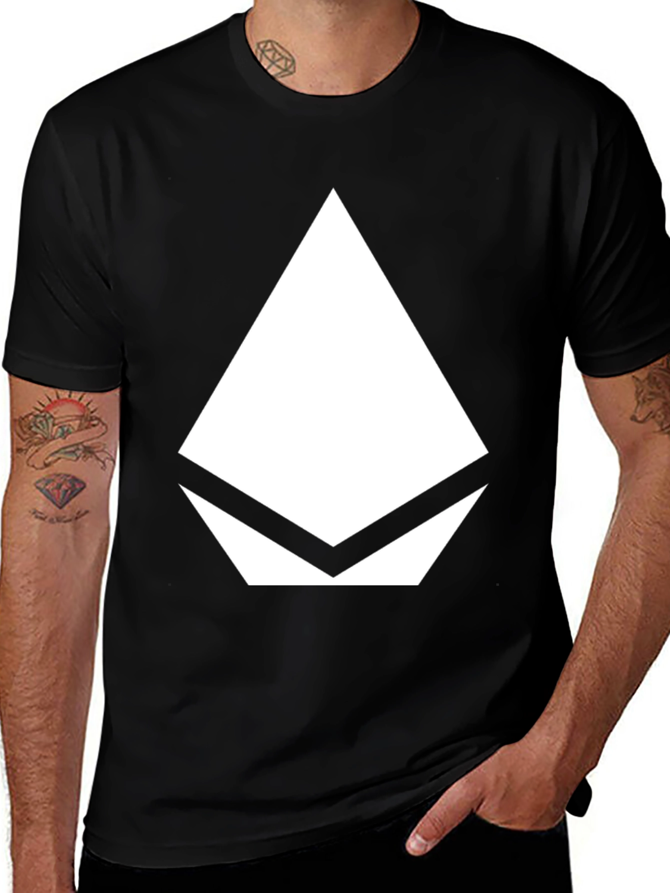 Ethereum Logo T-Shirt - Crypto Fan Tee