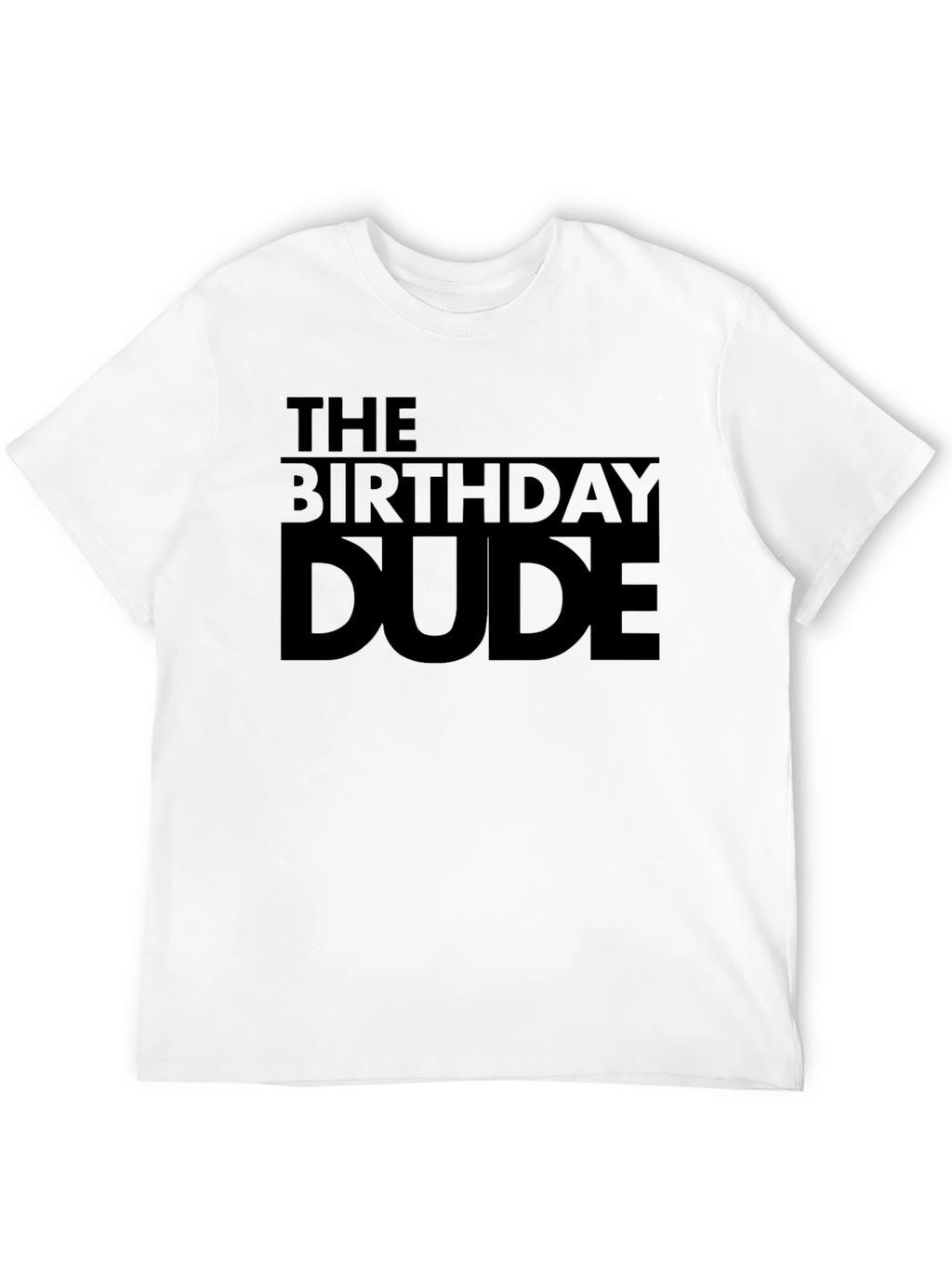 The Birthday Dude Black T-Shirt