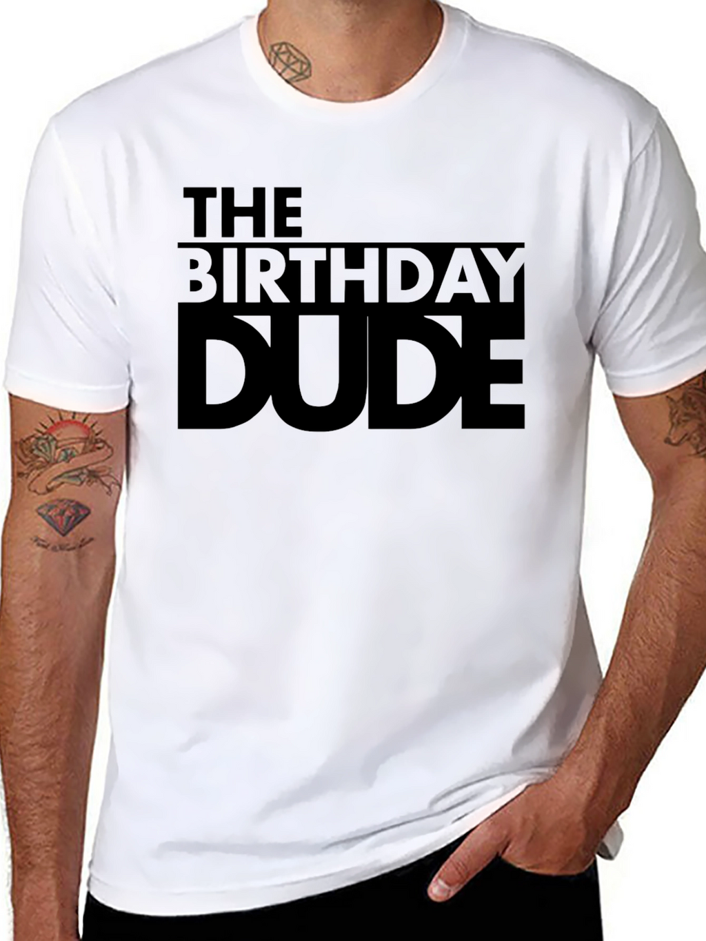 The Birthday Dude Black T-Shirt