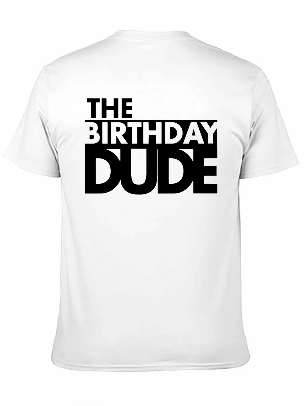 The Birthday Dude Black T-Shirt