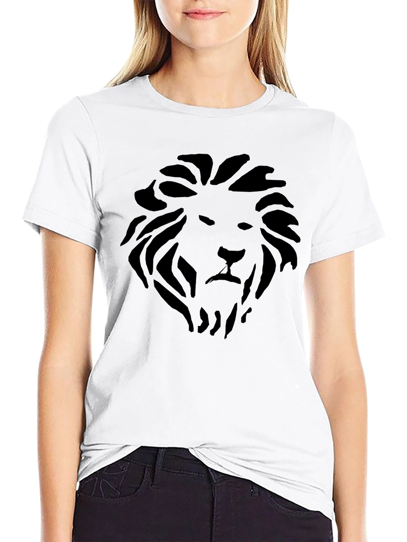 Black Lion Graphic Tee - Stylish Mens T-Shirt