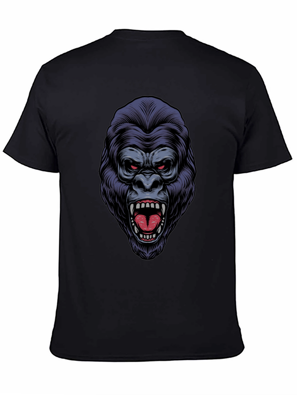 Fierce Gorilla Graphic T-Shirt - Bold Animal Print