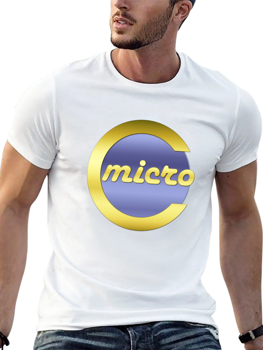 Micro T-Shirt - Retro Style Computer Logo Tee