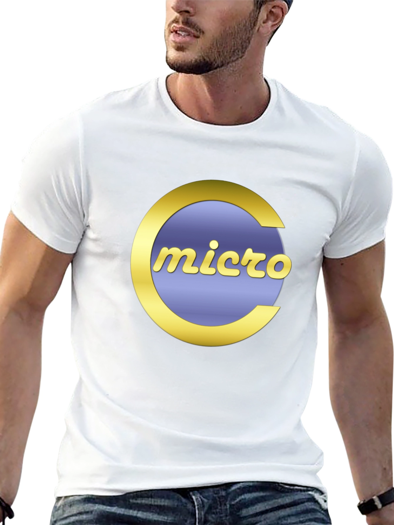 Micro T-Shirt - Retro Style Computer Logo Tee