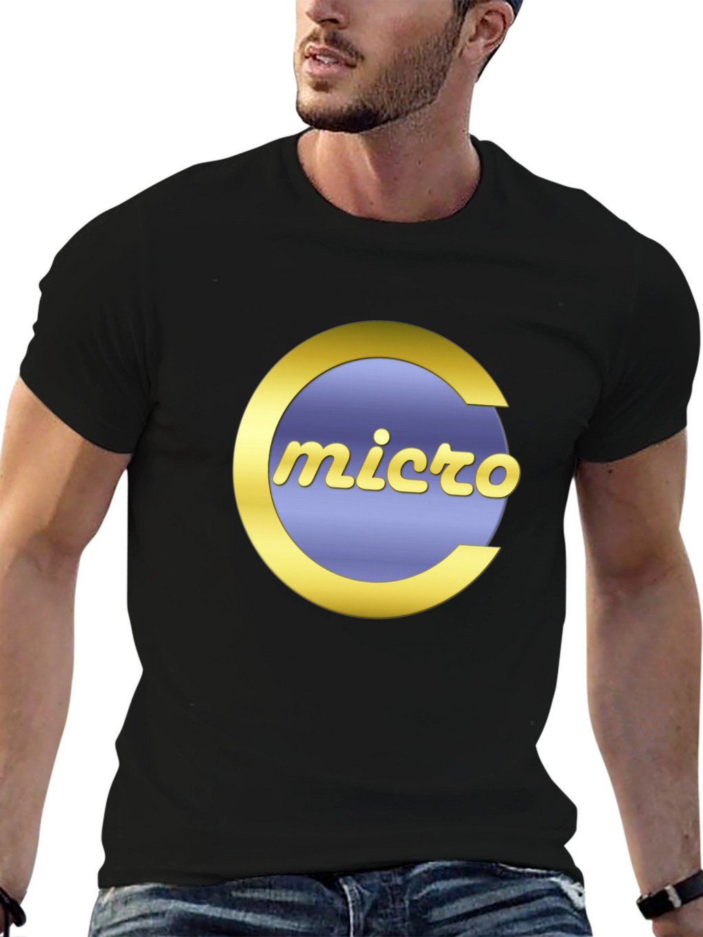 Micro T-Shirt - Retro Style Computer Logo Tee
