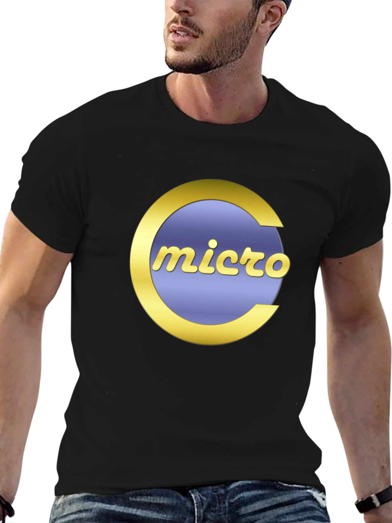 Micro T-Shirt - Retro Style Computer Logo Tee