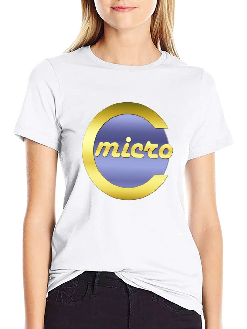 Micro T-Shirt - Retro Style Computer Logo Tee