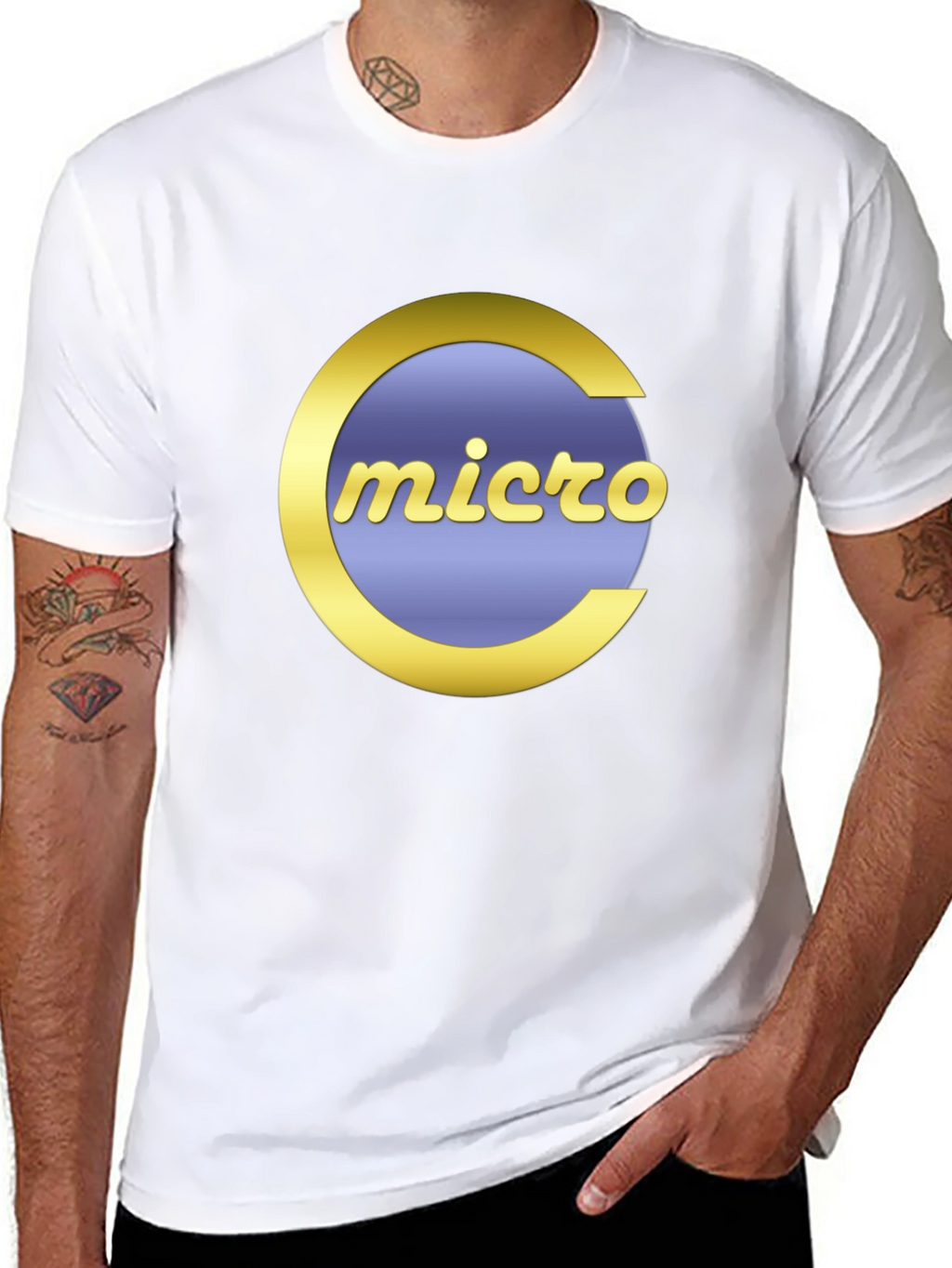 Micro T-Shirt - Retro Style Computer Logo Tee