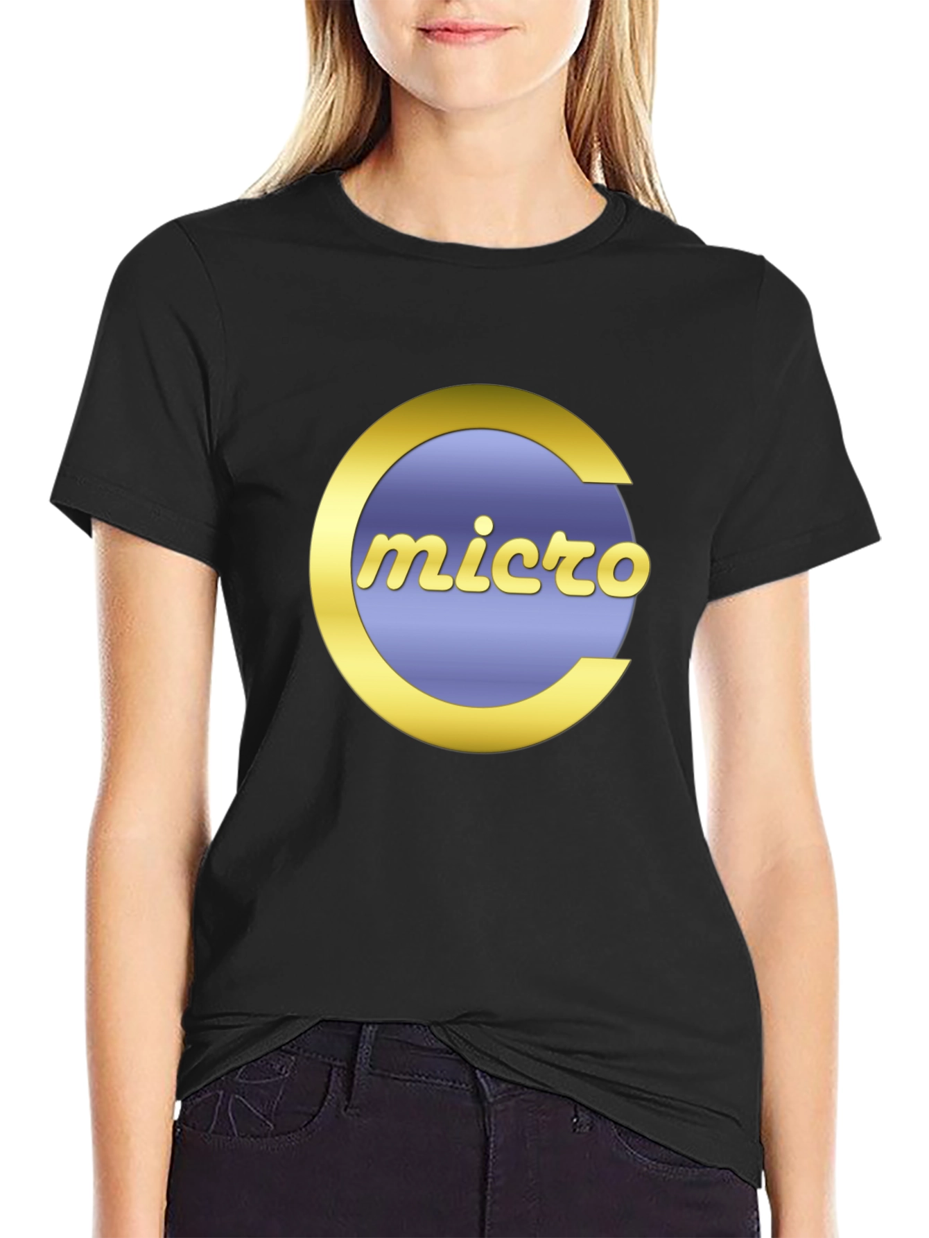 Micro T-Shirt - Retro Style Computer Logo Tee