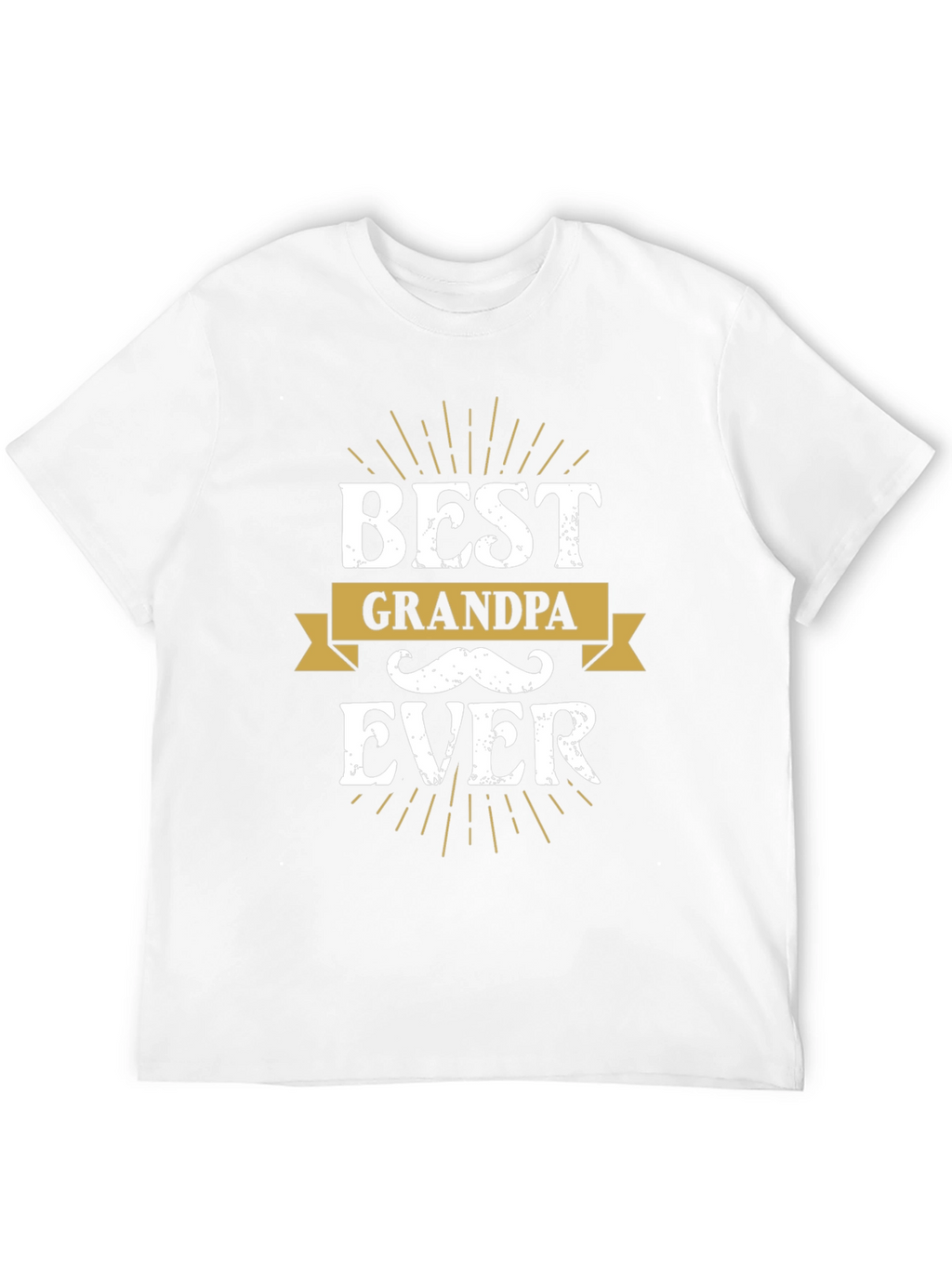 Best Grandpa Ever Black Graphic Tee