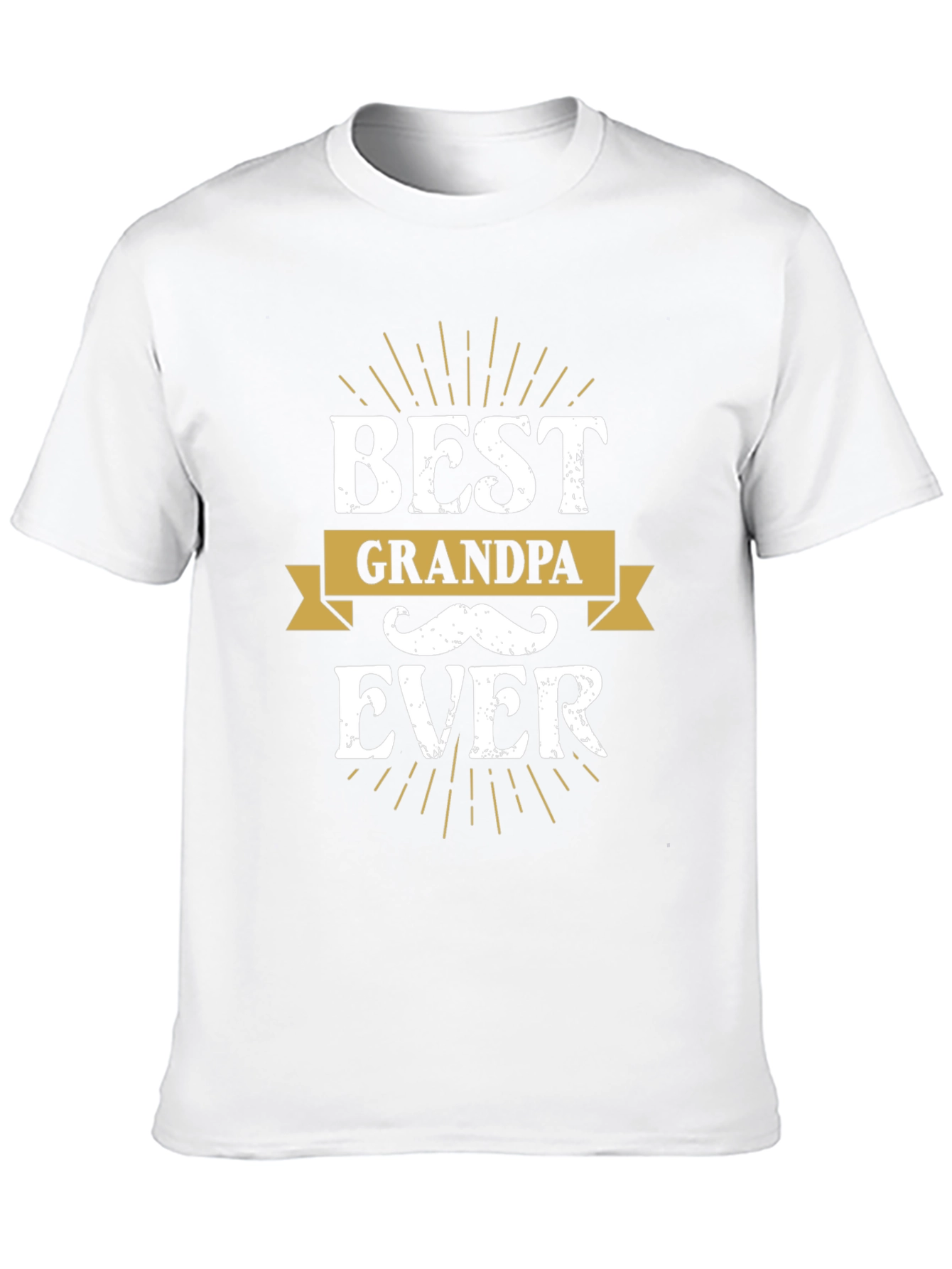 Best Grandpa Ever Black Graphic Tee