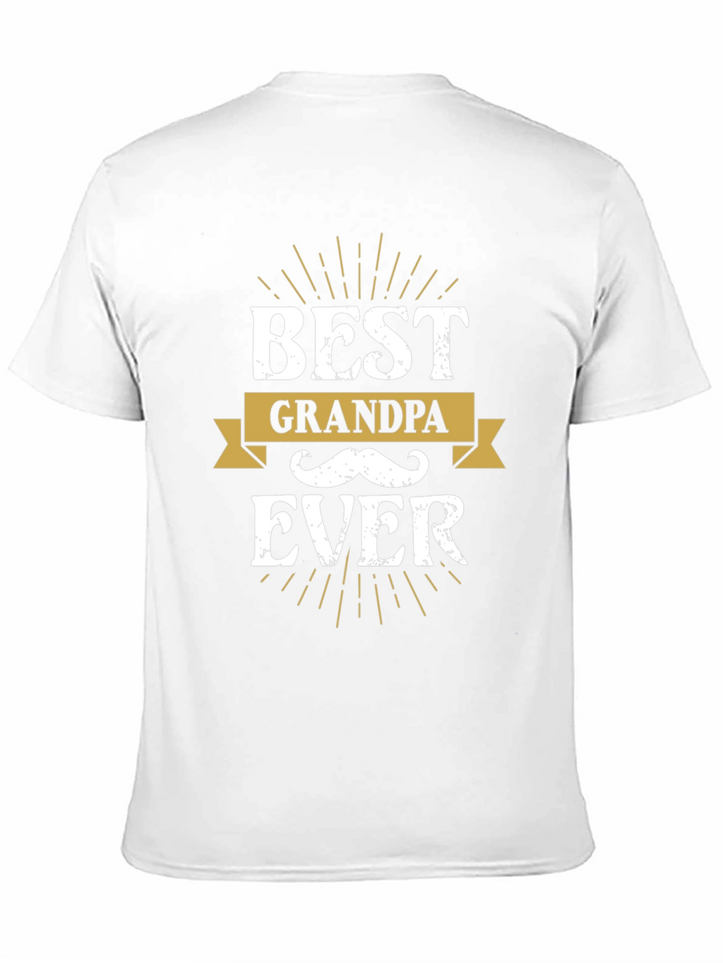 Best Grandpa Ever Black Graphic Tee