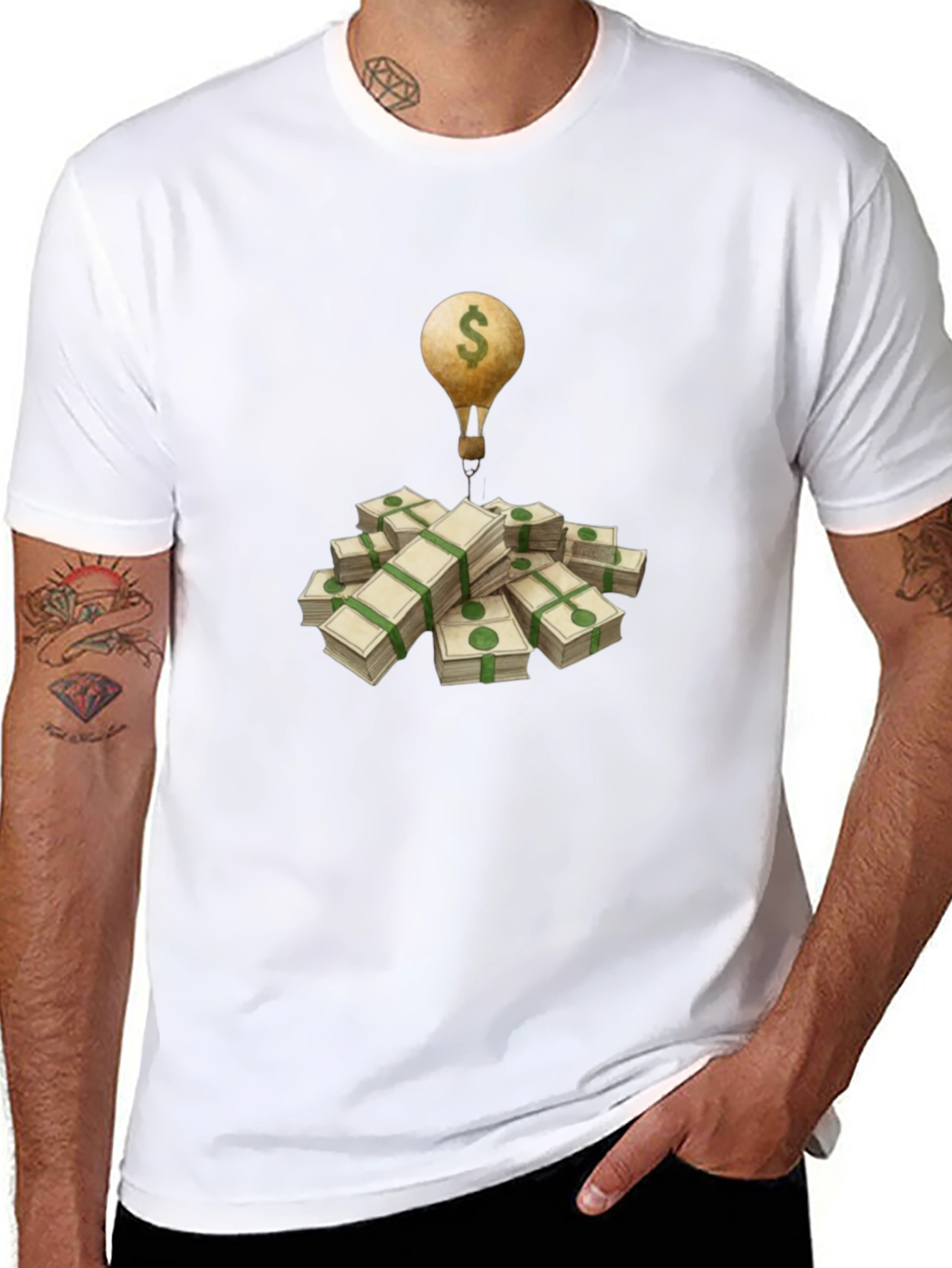 Money Balloon Graphic Tee