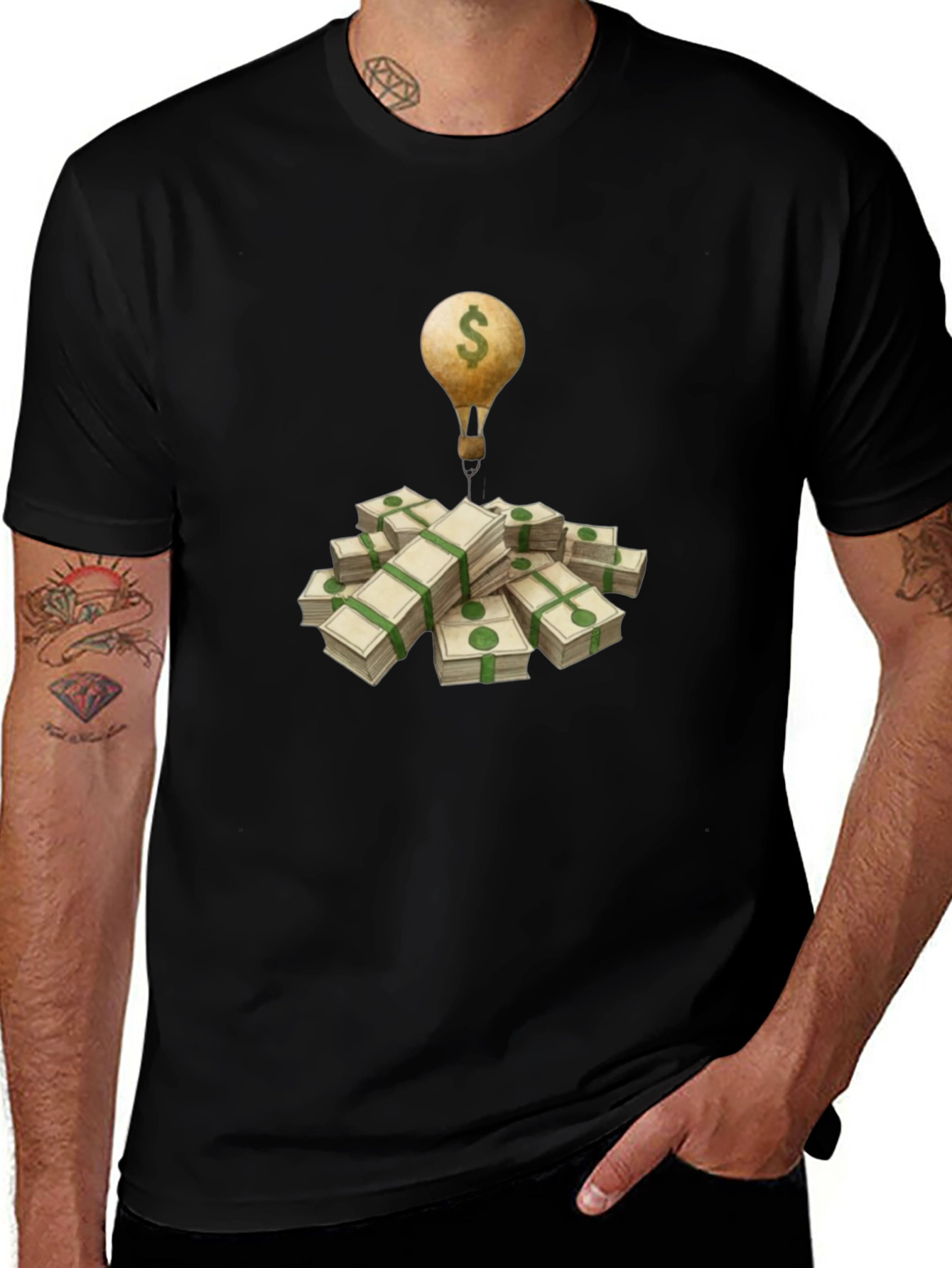 Money Balloon Graphic Tee