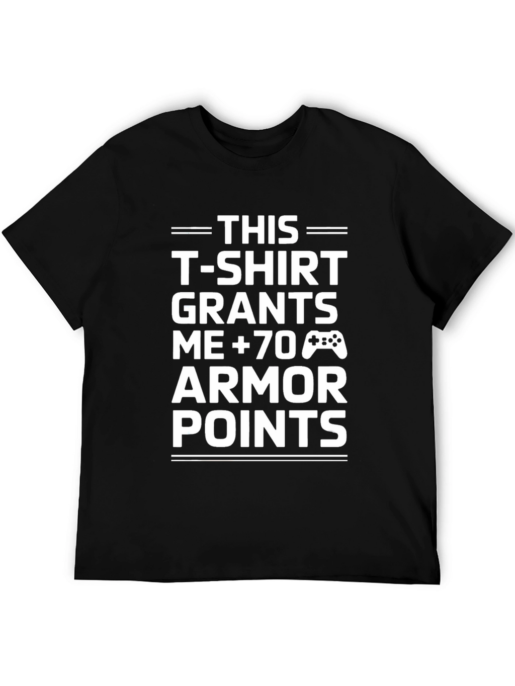 Gamer Armor Points T-Shirt - Black