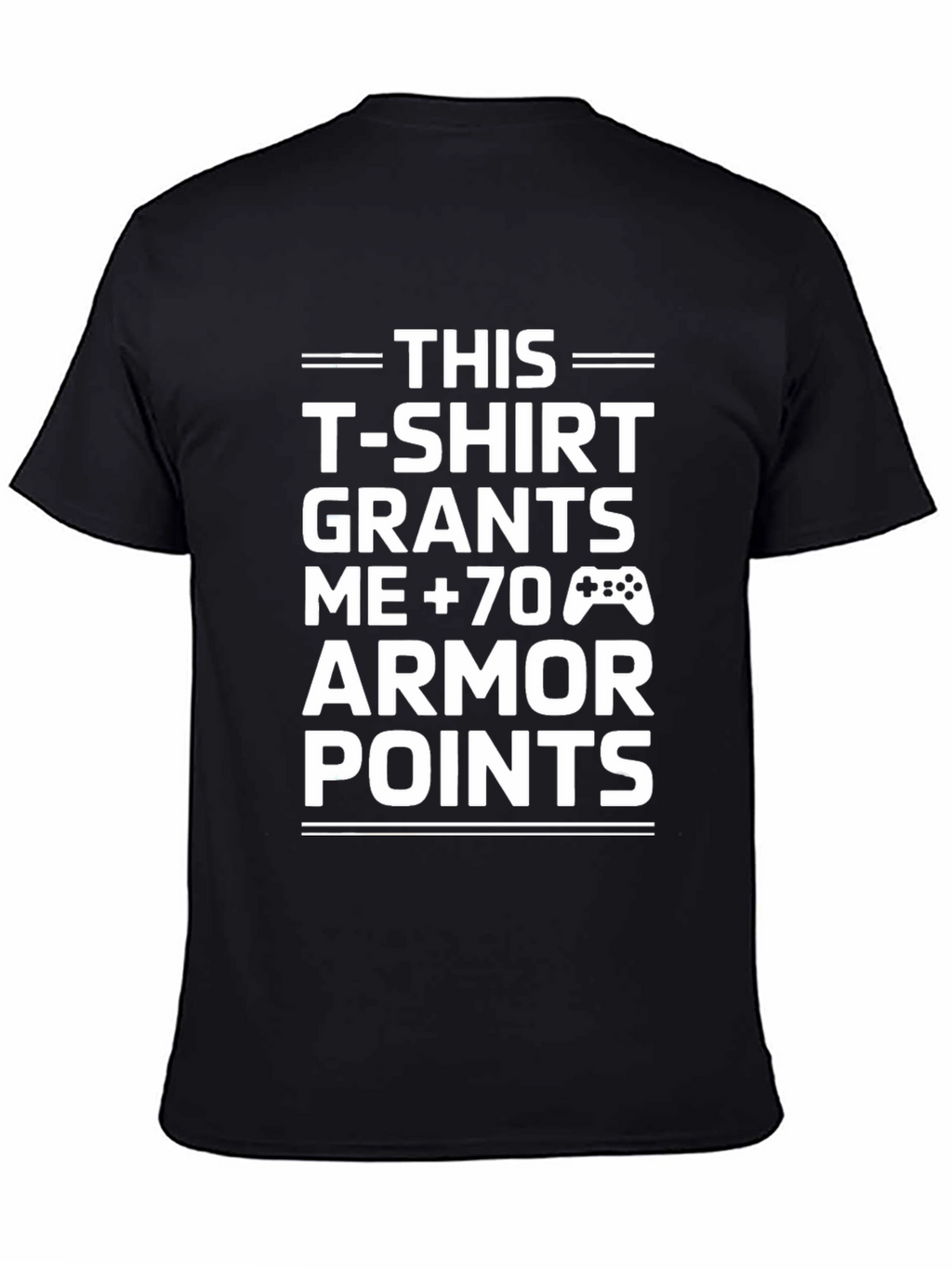 Gamer Armor Points T-Shirt - Black