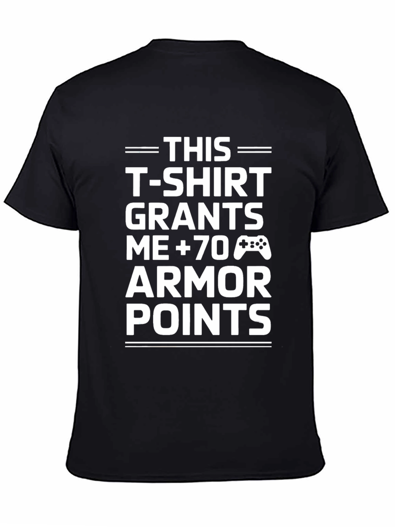 Gamer Armor Points T-Shirt - Black