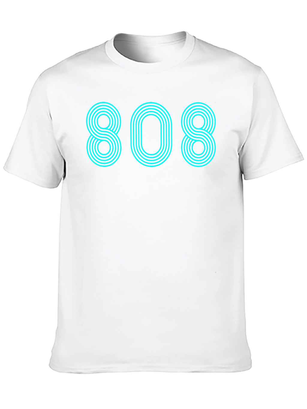808 Graphic Tee - Retro Style Classic Cool