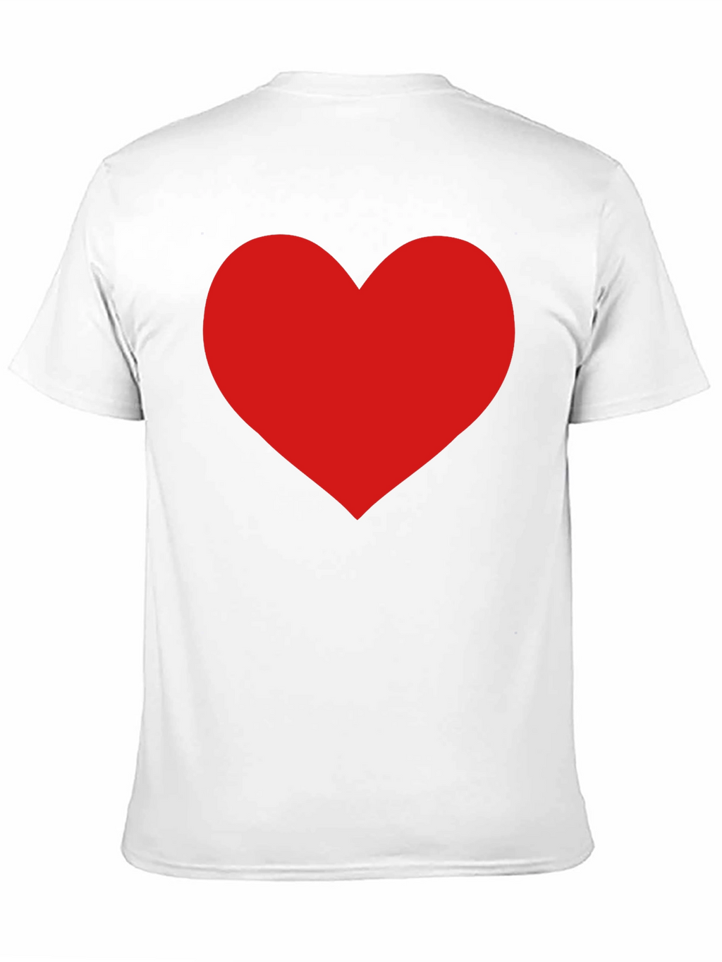 Red Heart Graphic Black T-Shirt