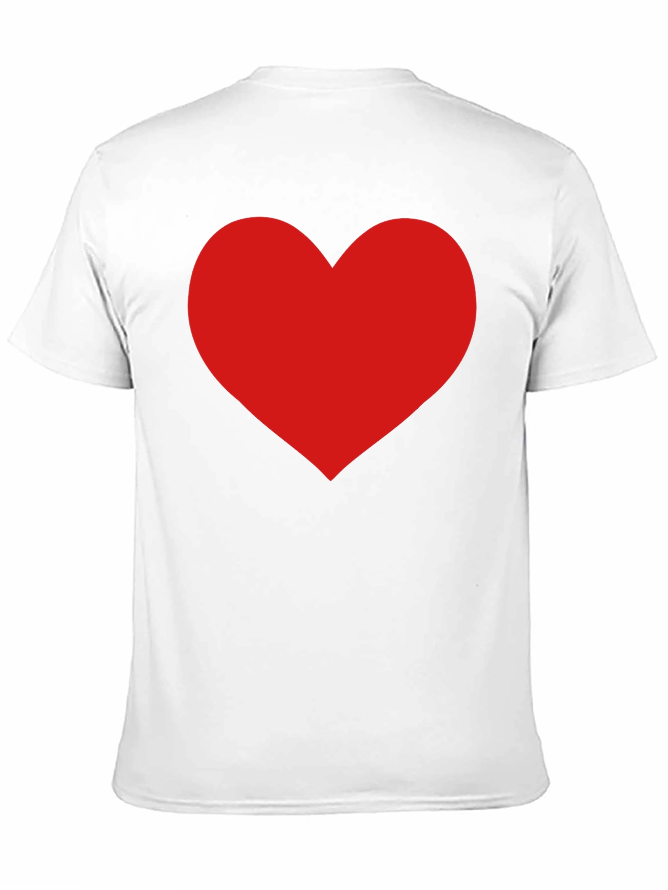 Red Heart Graphic Black T-Shirt