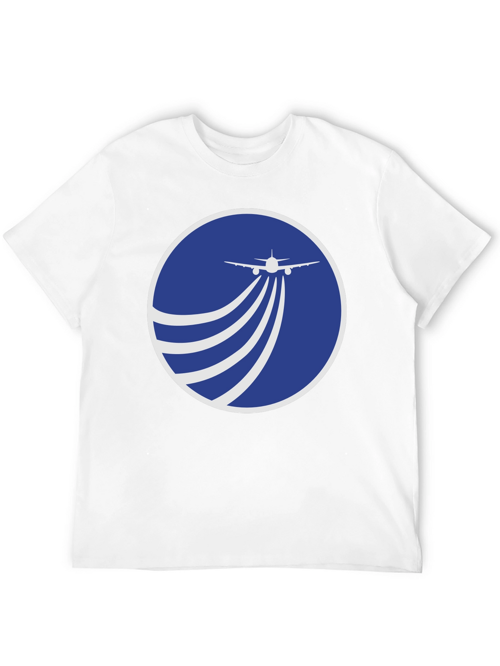 Airplane Trail Graphic T-Shirt - Black