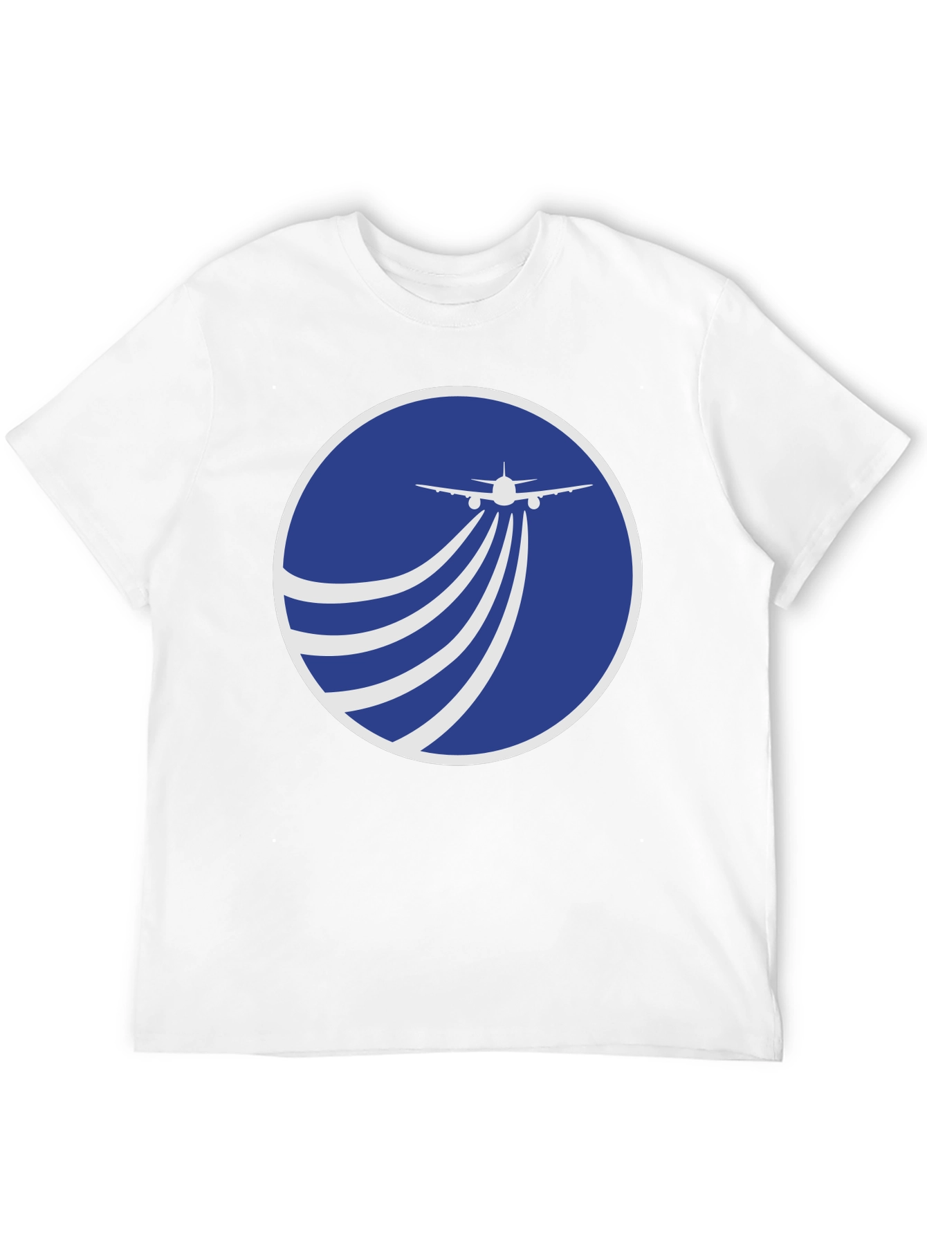 Airplane Trail Graphic T-Shirt - Black