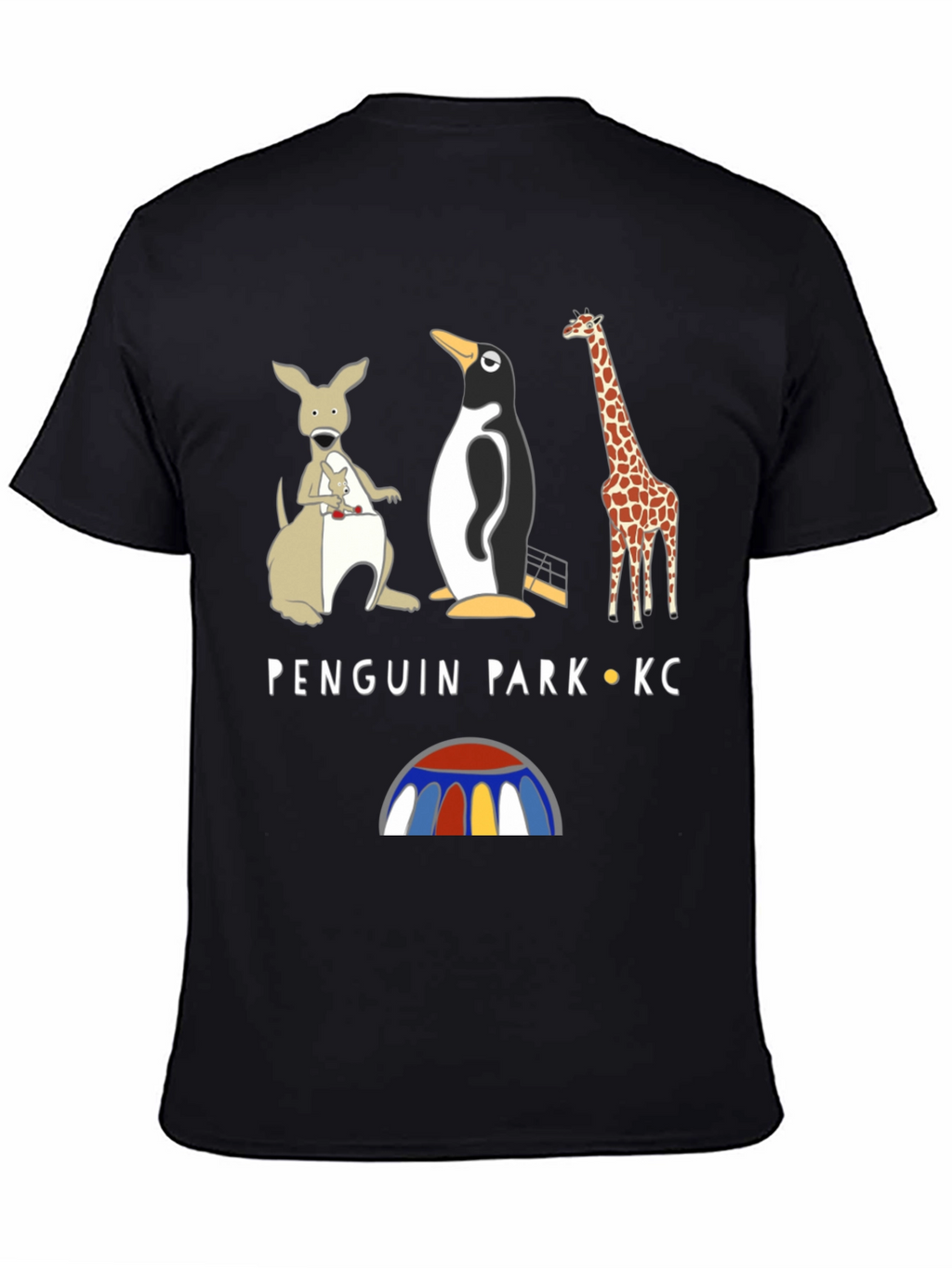 Penguin Park KC Black Graphic T-Shirt