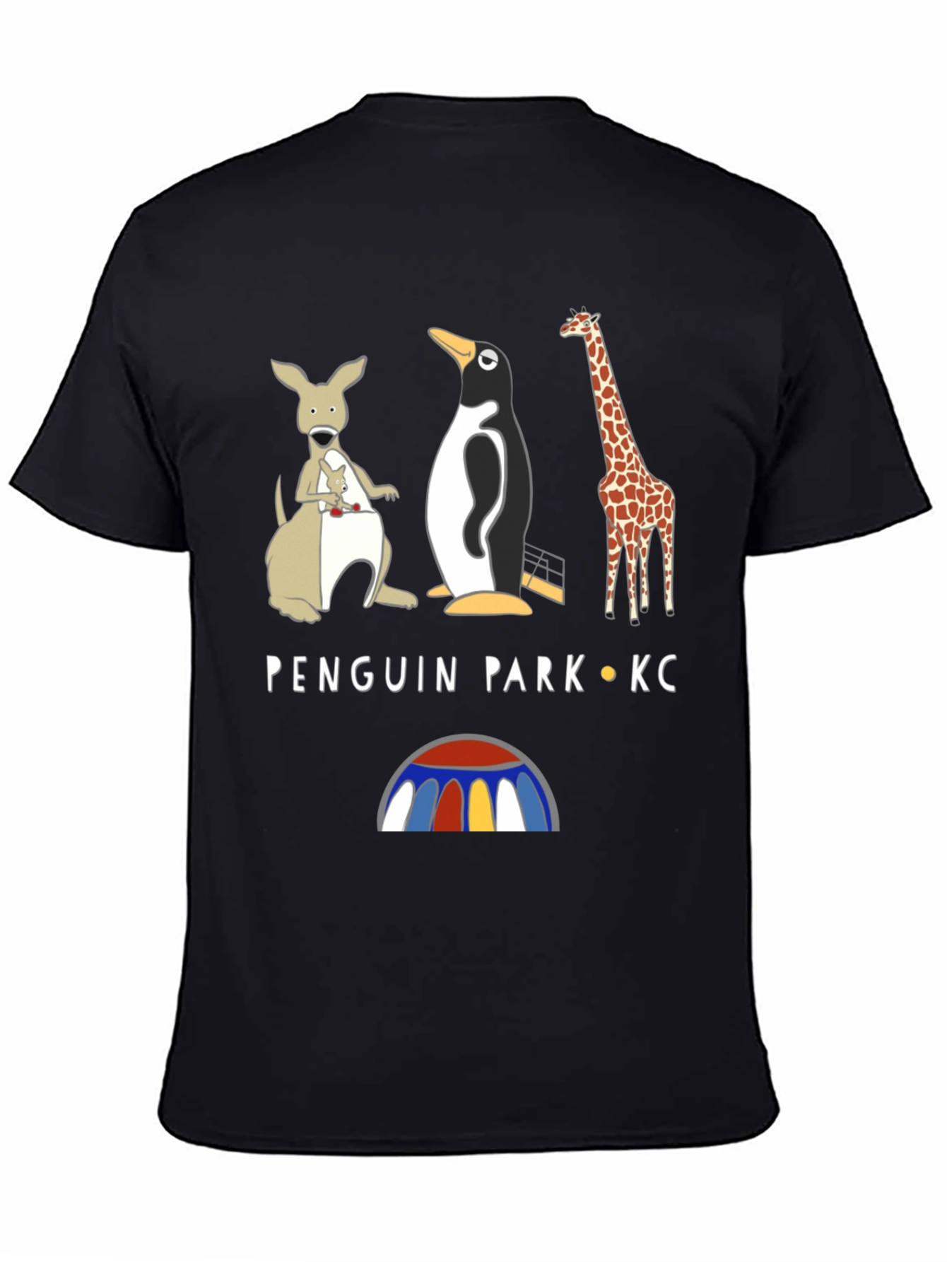 Penguin Park KC Black Graphic T-Shirt