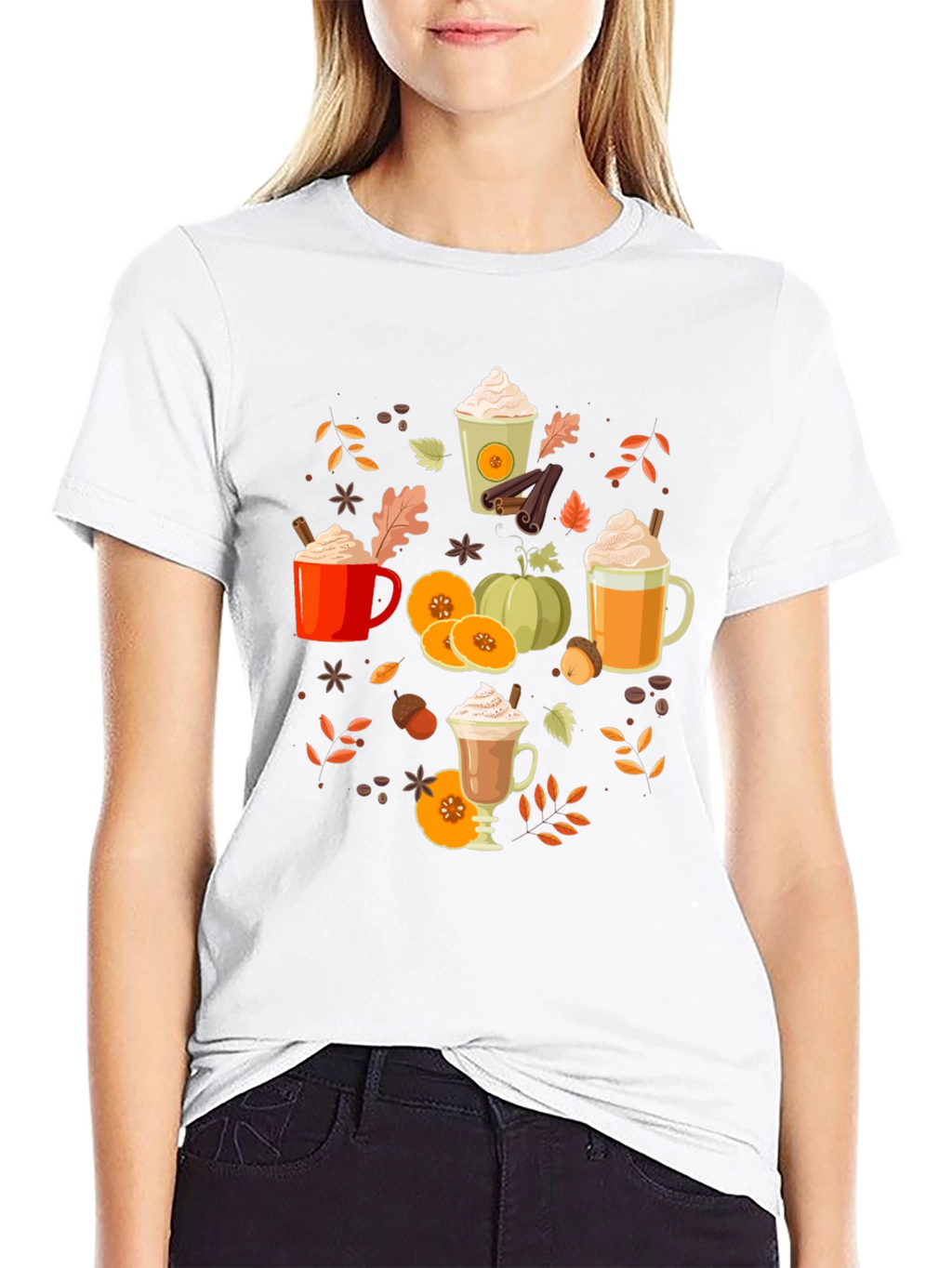 Fall Pumpkin Spice Latte T-Shirt