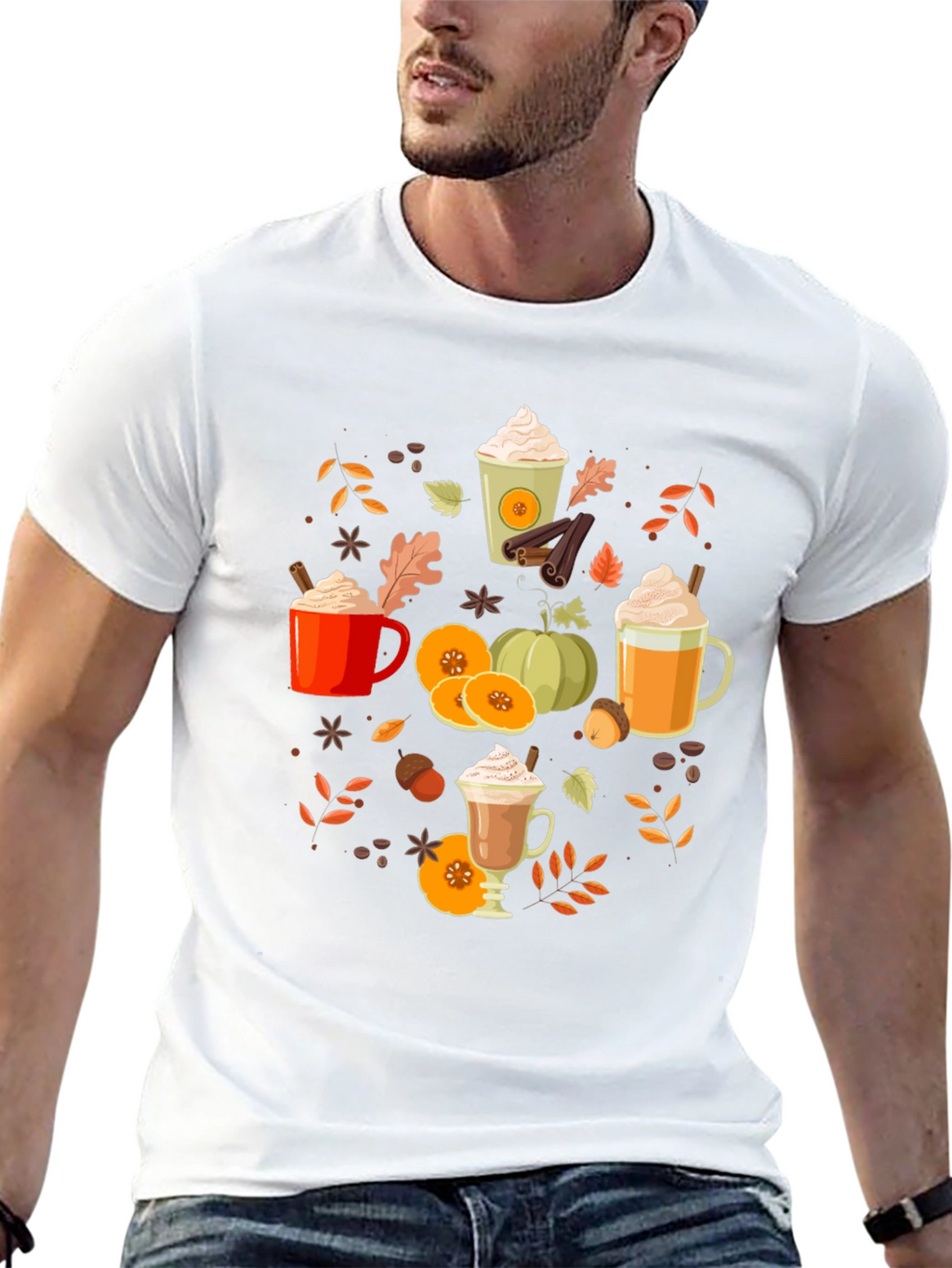 Fall Pumpkin Spice Latte T-Shirt