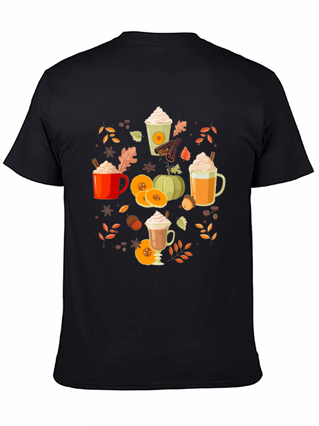 Fall Pumpkin Spice Latte T-Shirt