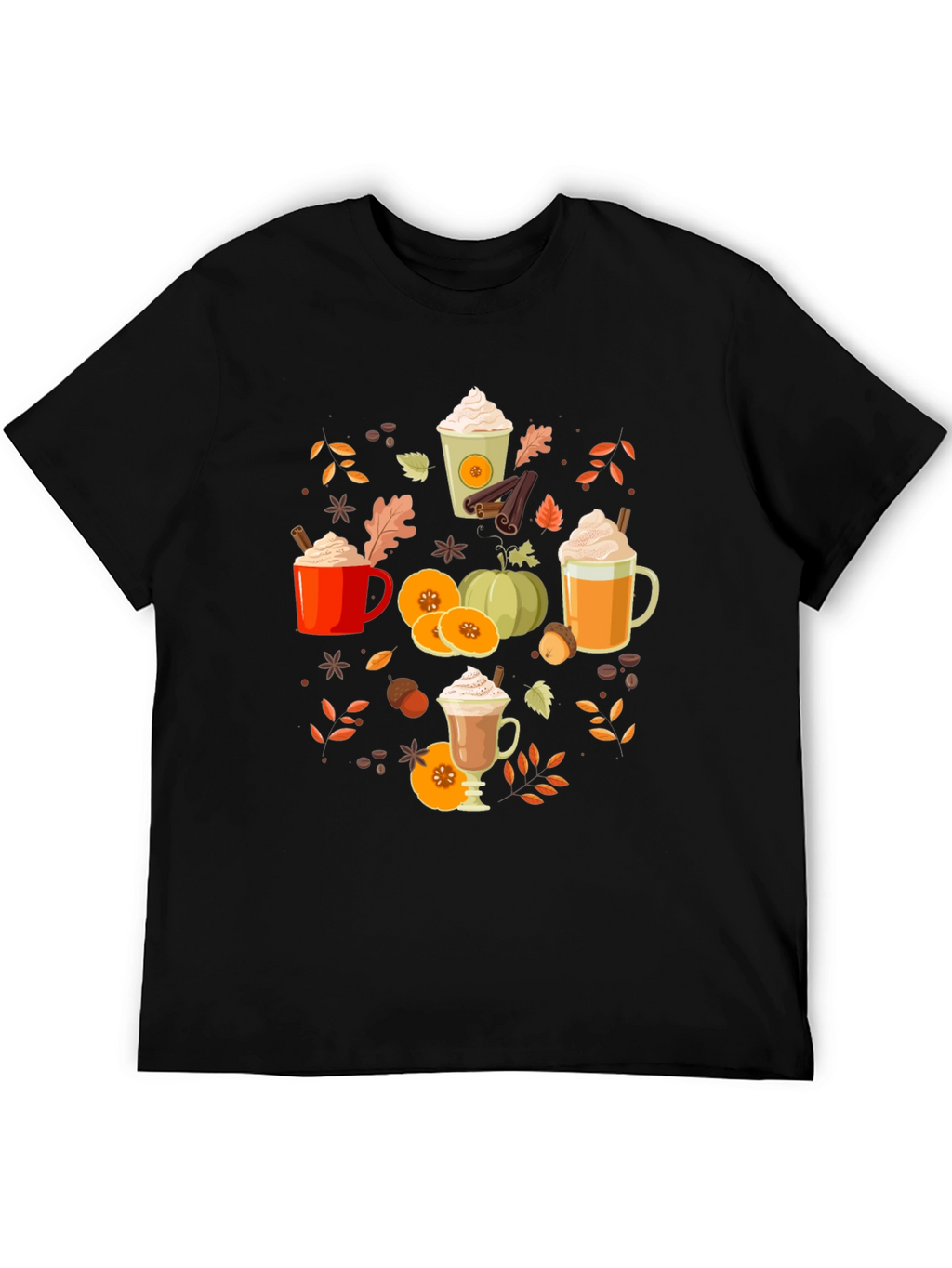 Fall Pumpkin Spice Latte T-Shirt