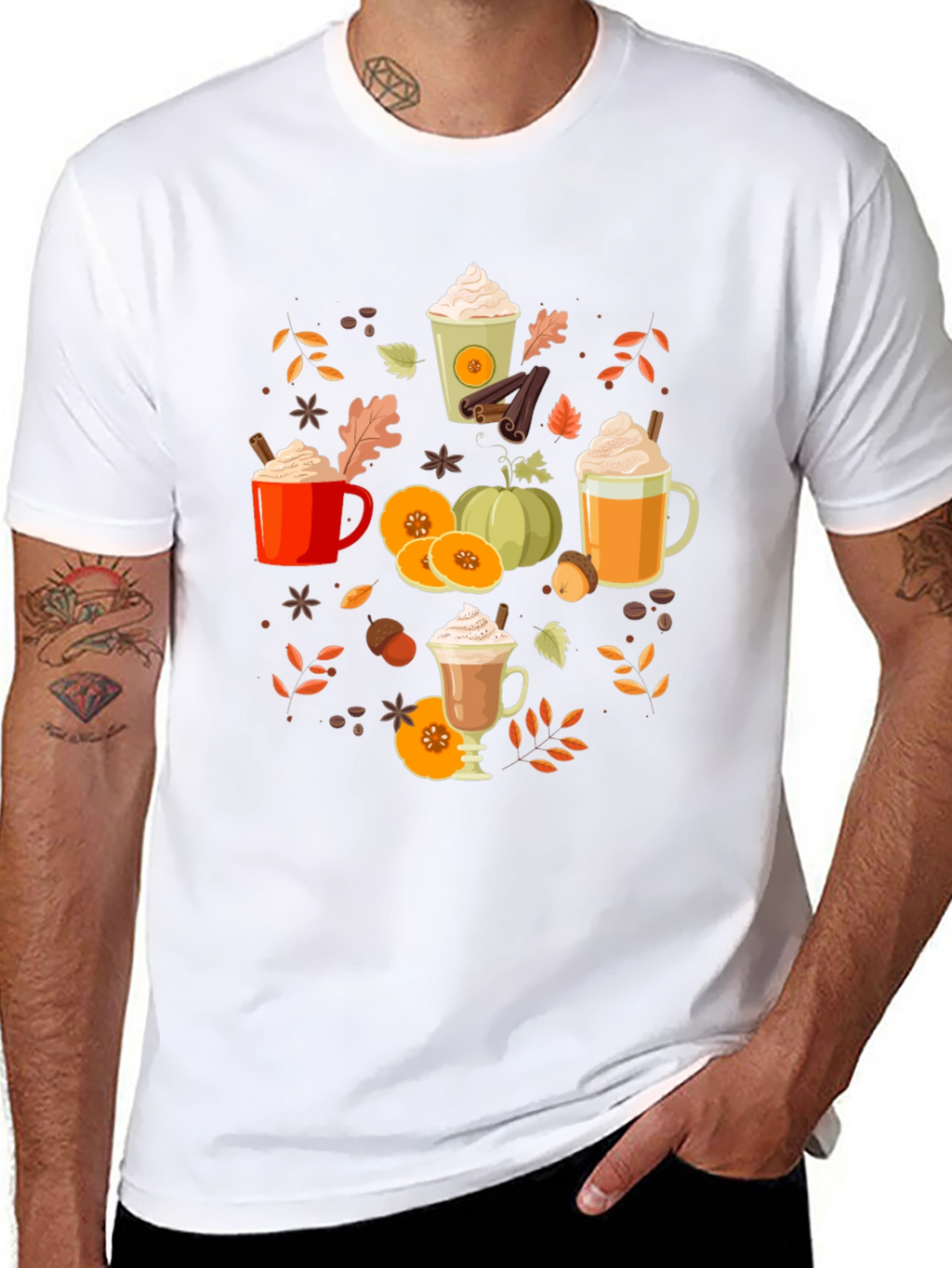 Fall Pumpkin Spice Latte T-Shirt