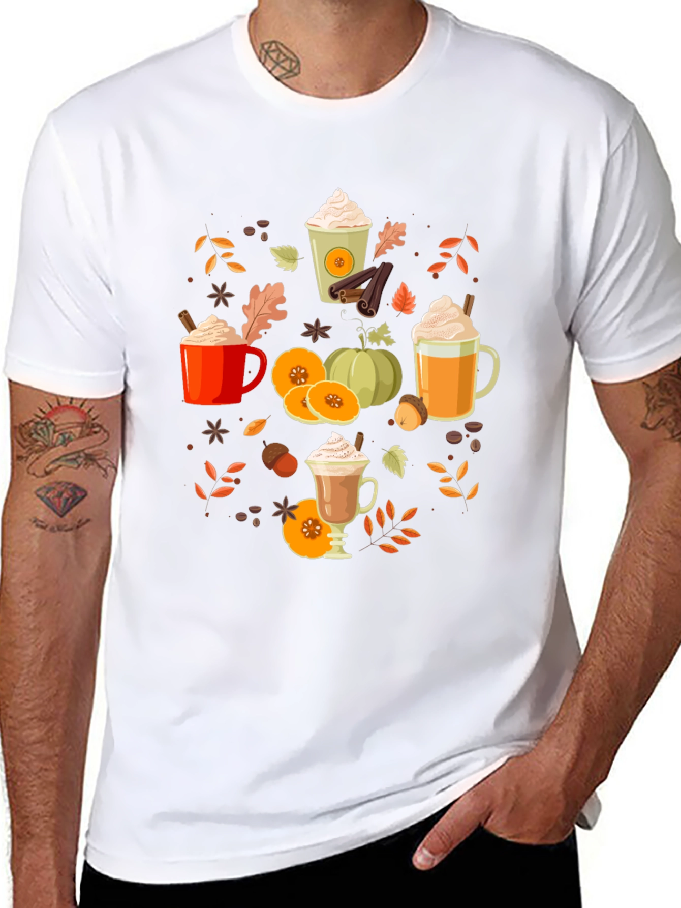 Fall Pumpkin Spice Latte T-Shirt