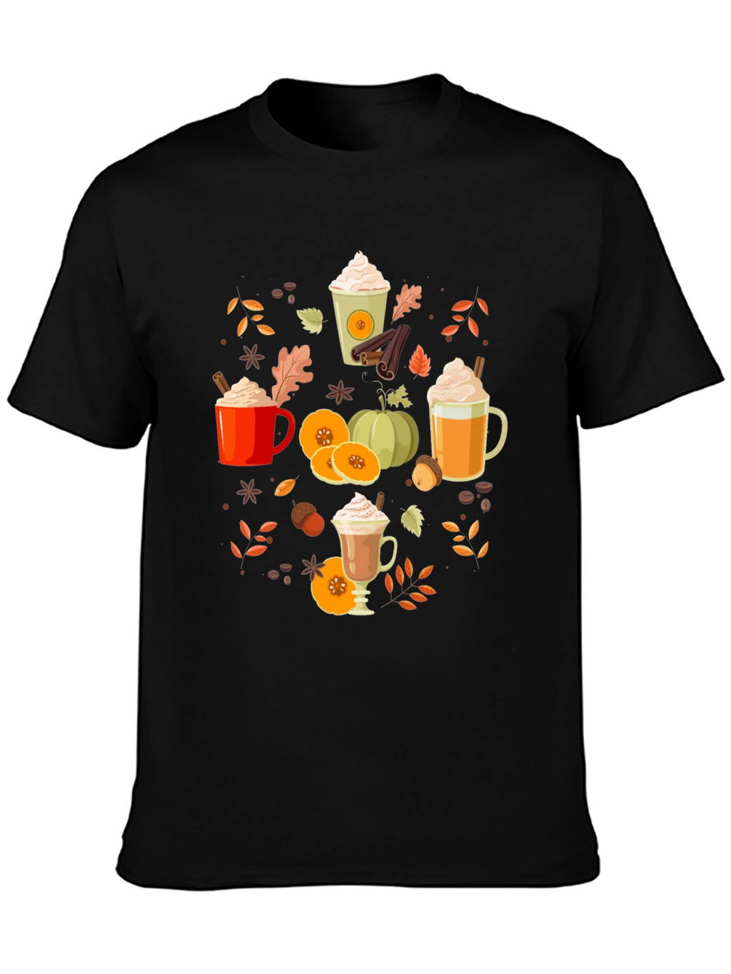Fall Pumpkin Spice Latte T-Shirt