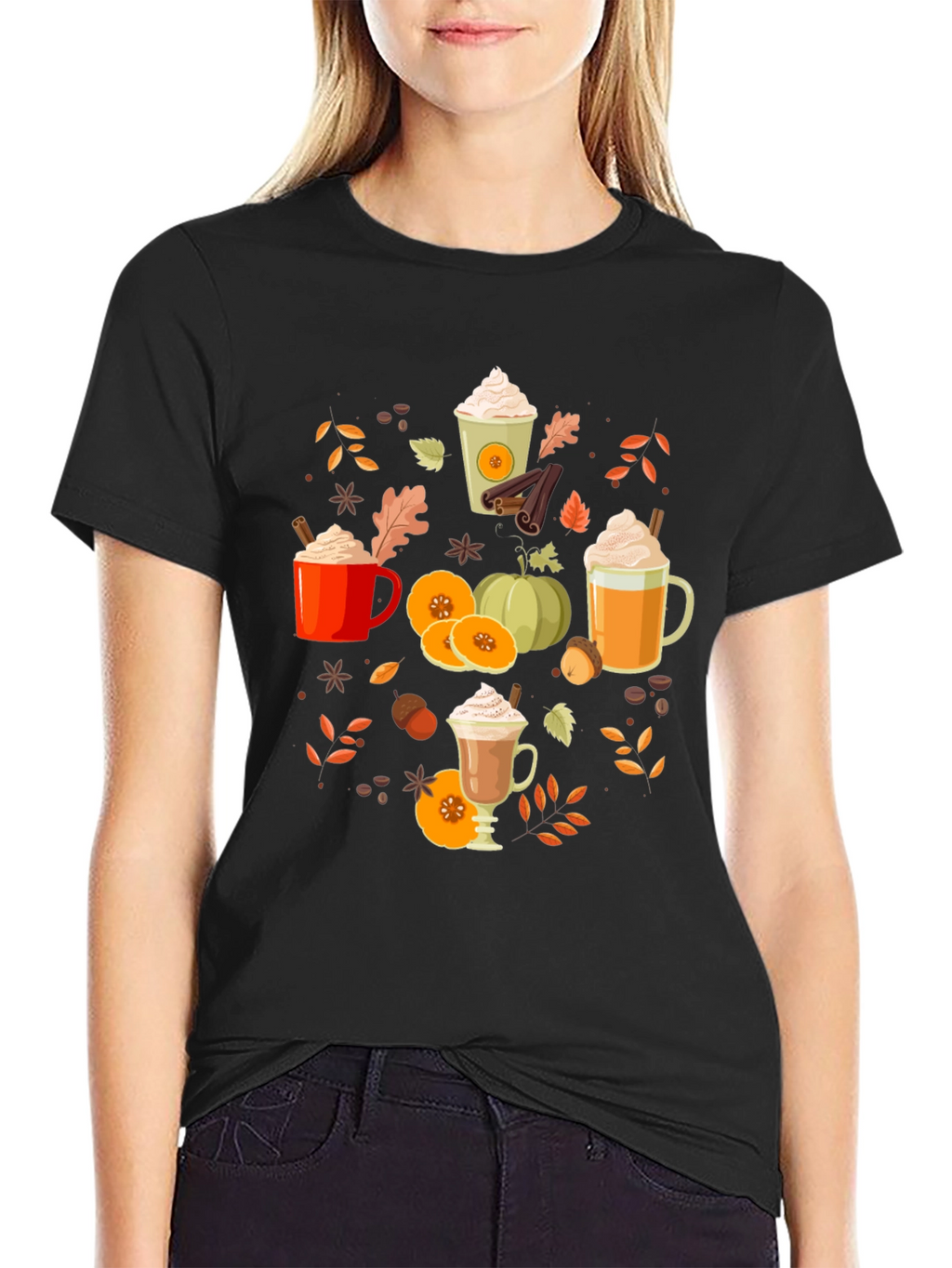 Fall Pumpkin Spice Latte T-Shirt