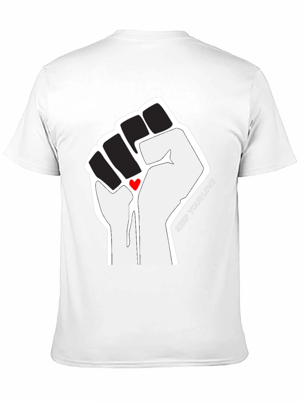 Empowered Love Graphic Tee - Black
