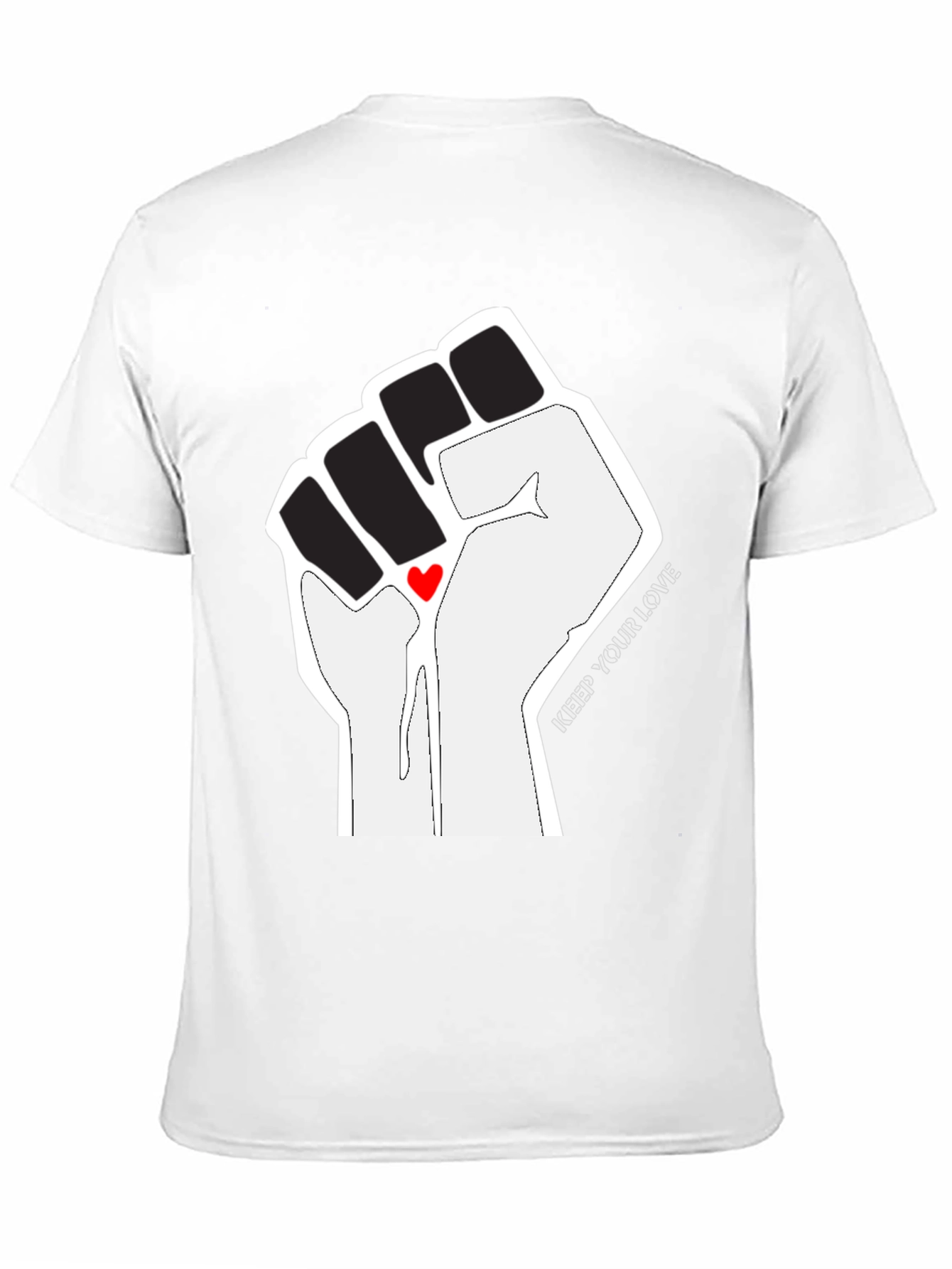 Empowered Love Graphic Tee - Black