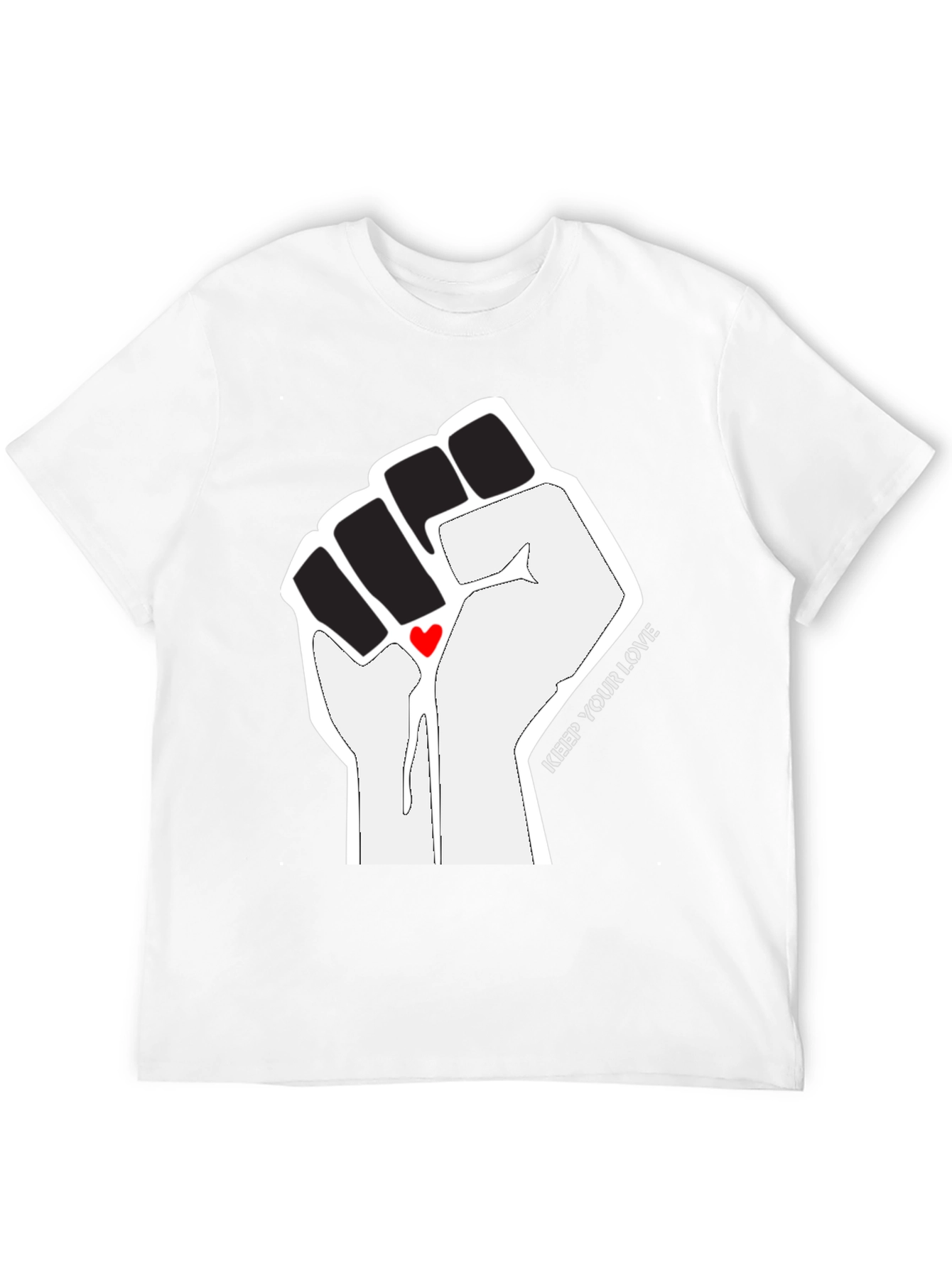 Empowered Love Graphic Tee - Black